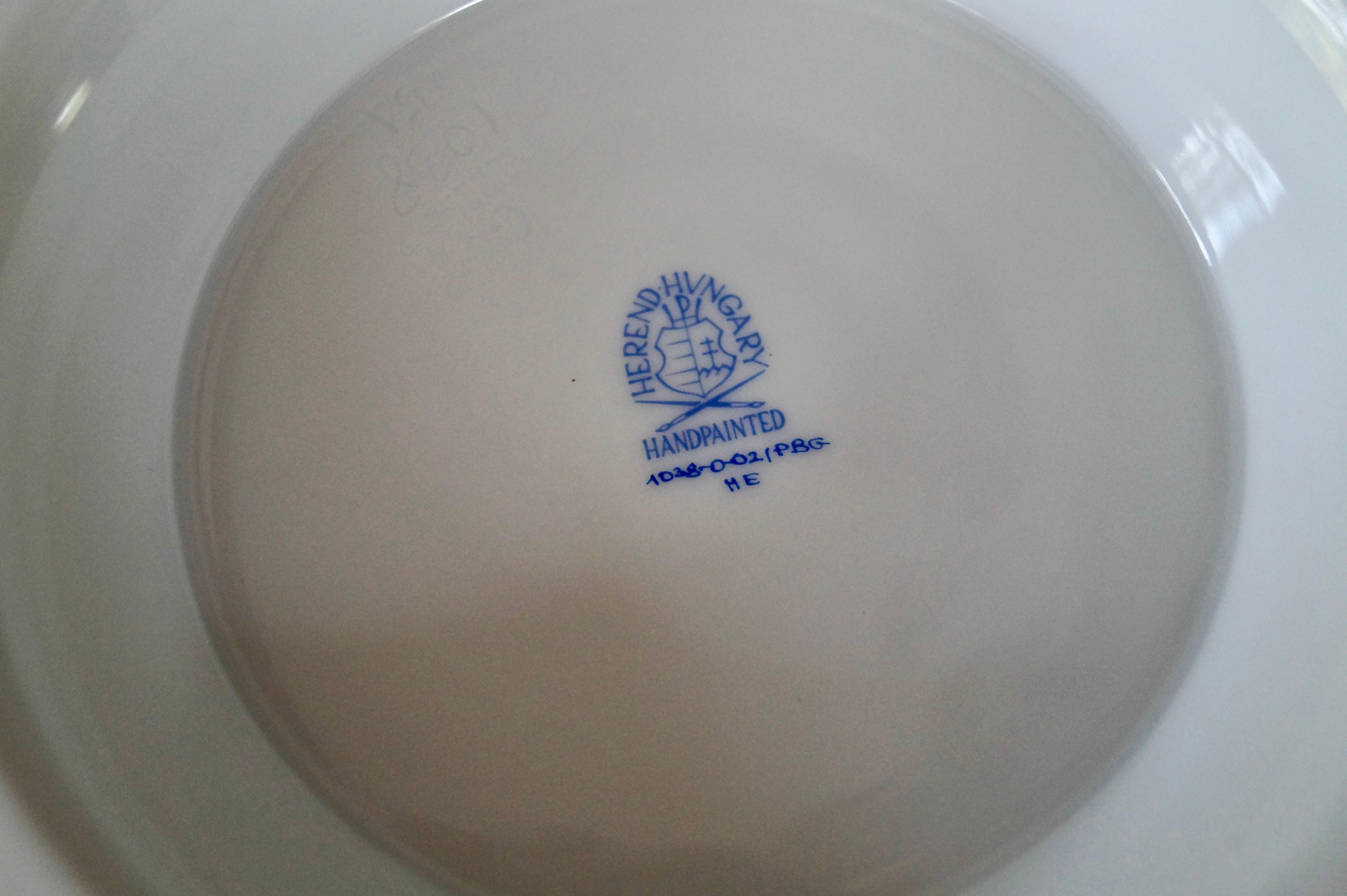 Hand-Painted Two beautiful HEREND 