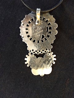 Two Beautiful "Matl-Salas" Sterling Pendants Depicting Horses Midcentury Mexico