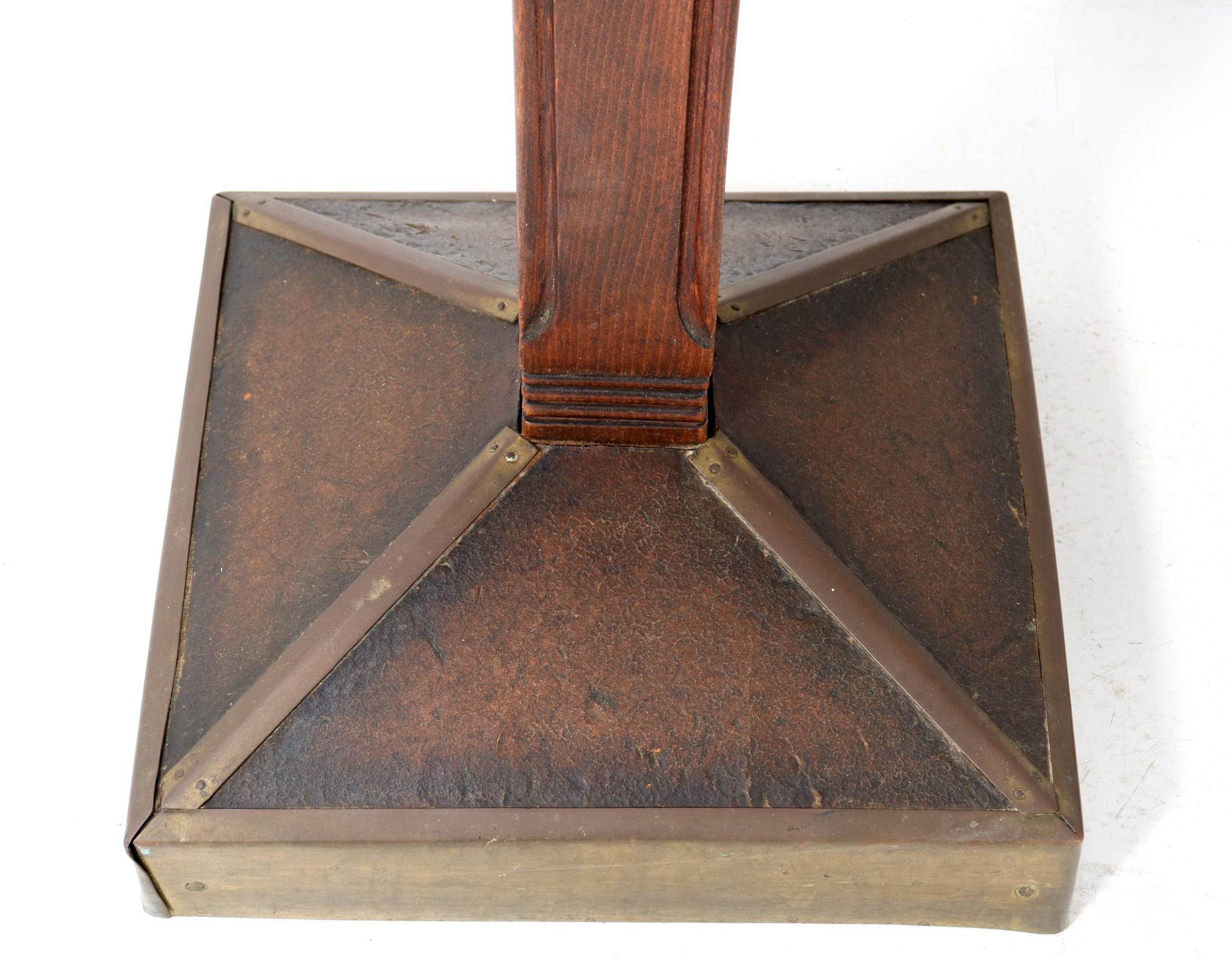 French Two Beech Art Deco Pub Tables or Side Tables, 1930s