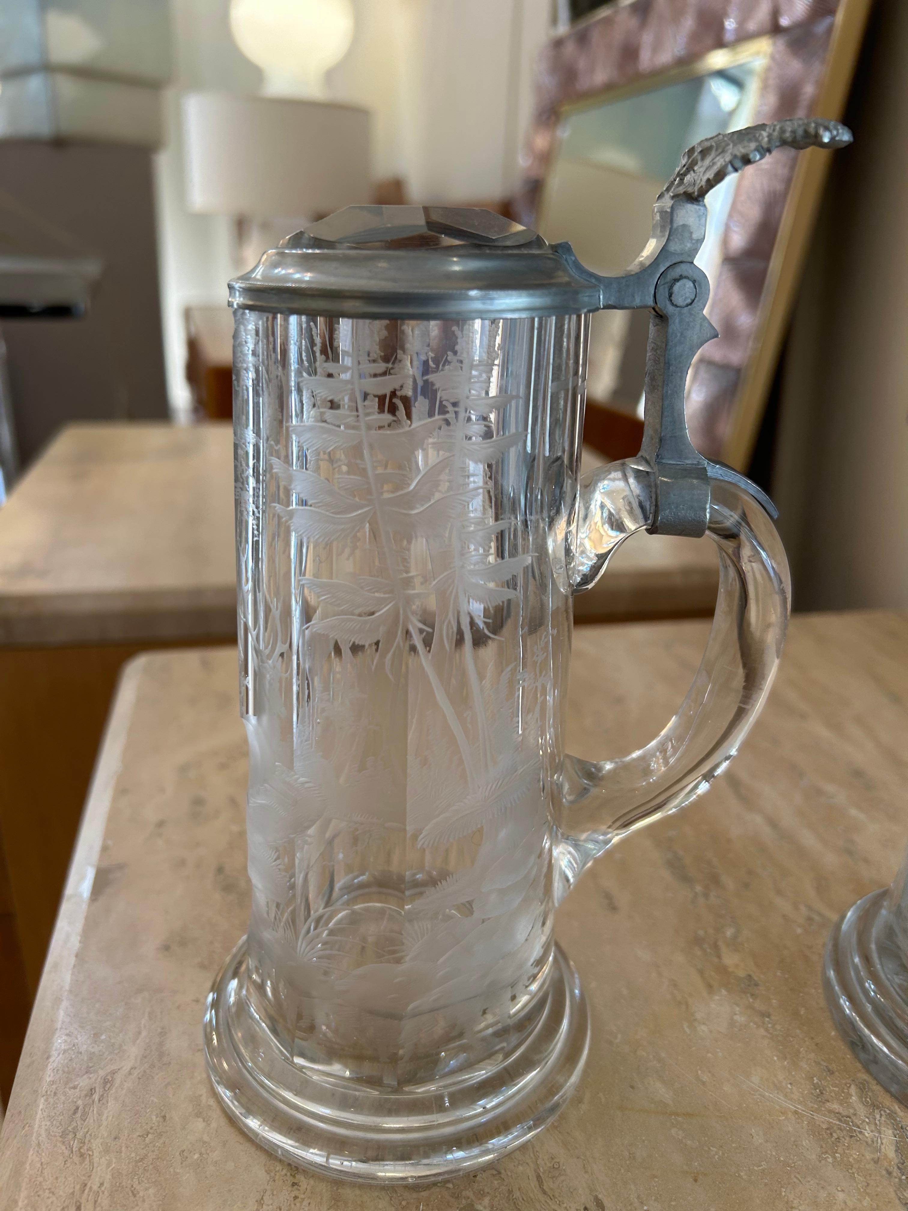 Deux chopes à bière, Allemagne, XIXe siècle en vente 8