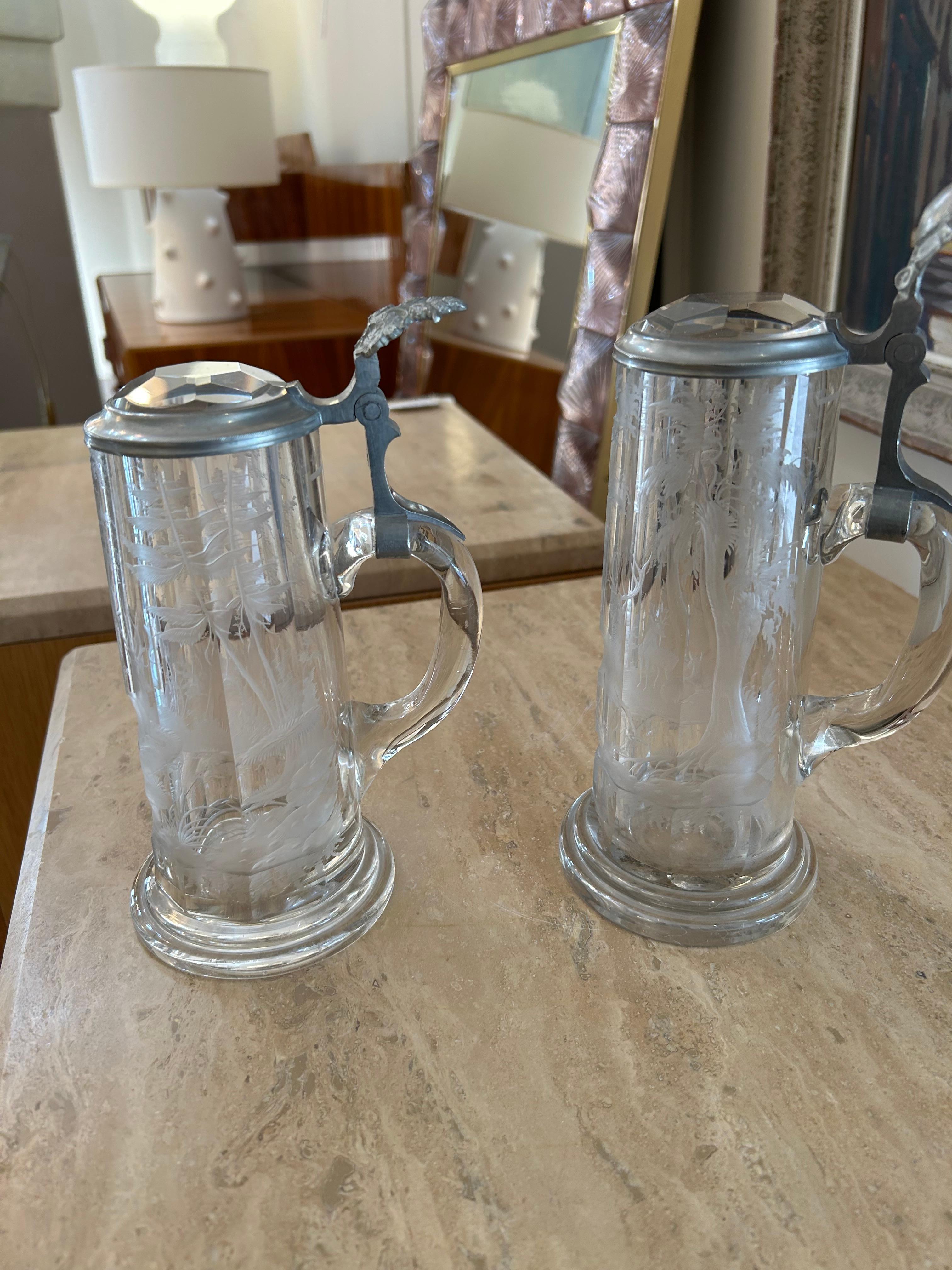 Deux chopes à bière, Allemagne, XIXe siècle en vente 9