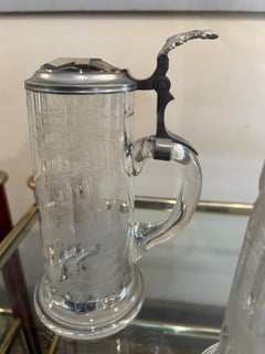 Two beer mugs, German, 19th century