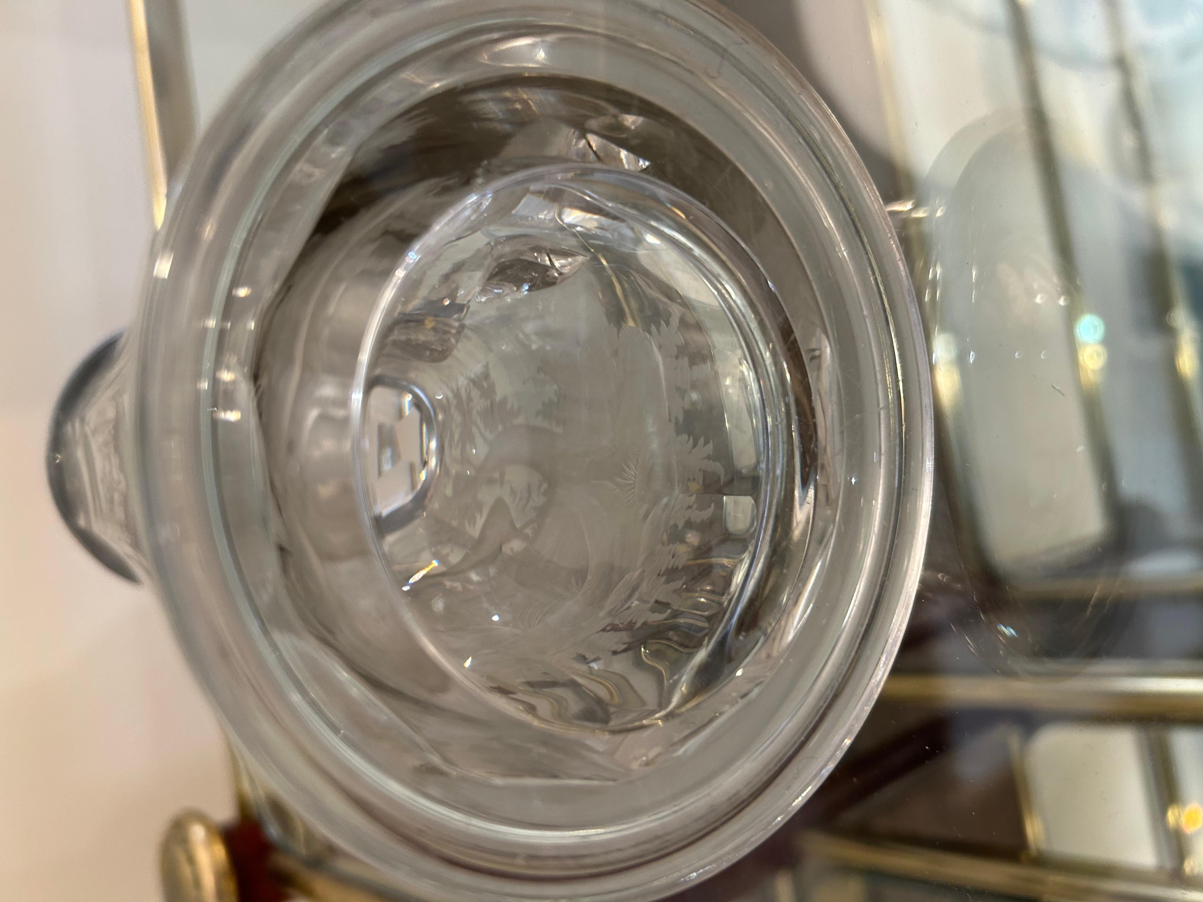 Verre d'art Deux chopes à bière, Allemagne, XIXe siècle en vente