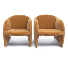 Two “Ben” Chairs by Pierre Paulin for Artifort, 1970s, Recently Re-Upholstered