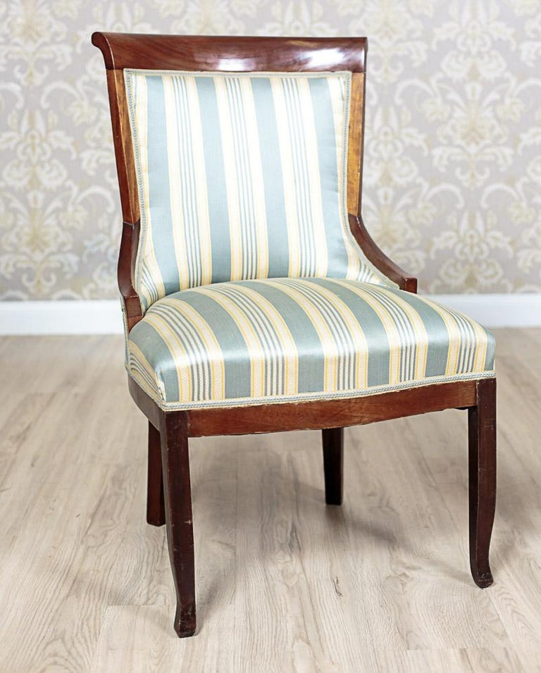 Two Biedermeier Mahogany Chairs, circa 1830 For Sale at 1stdibs