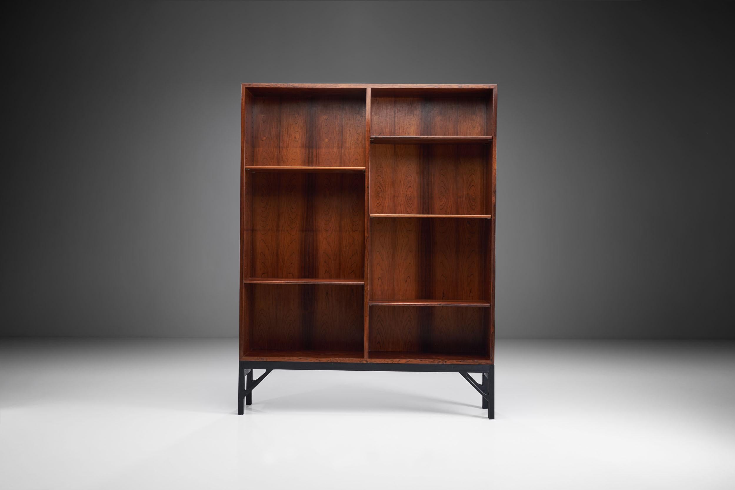 Wood Two Bookcases by Børge Mogensen for C. M. Madsen, Denmark, 1950s For Sale