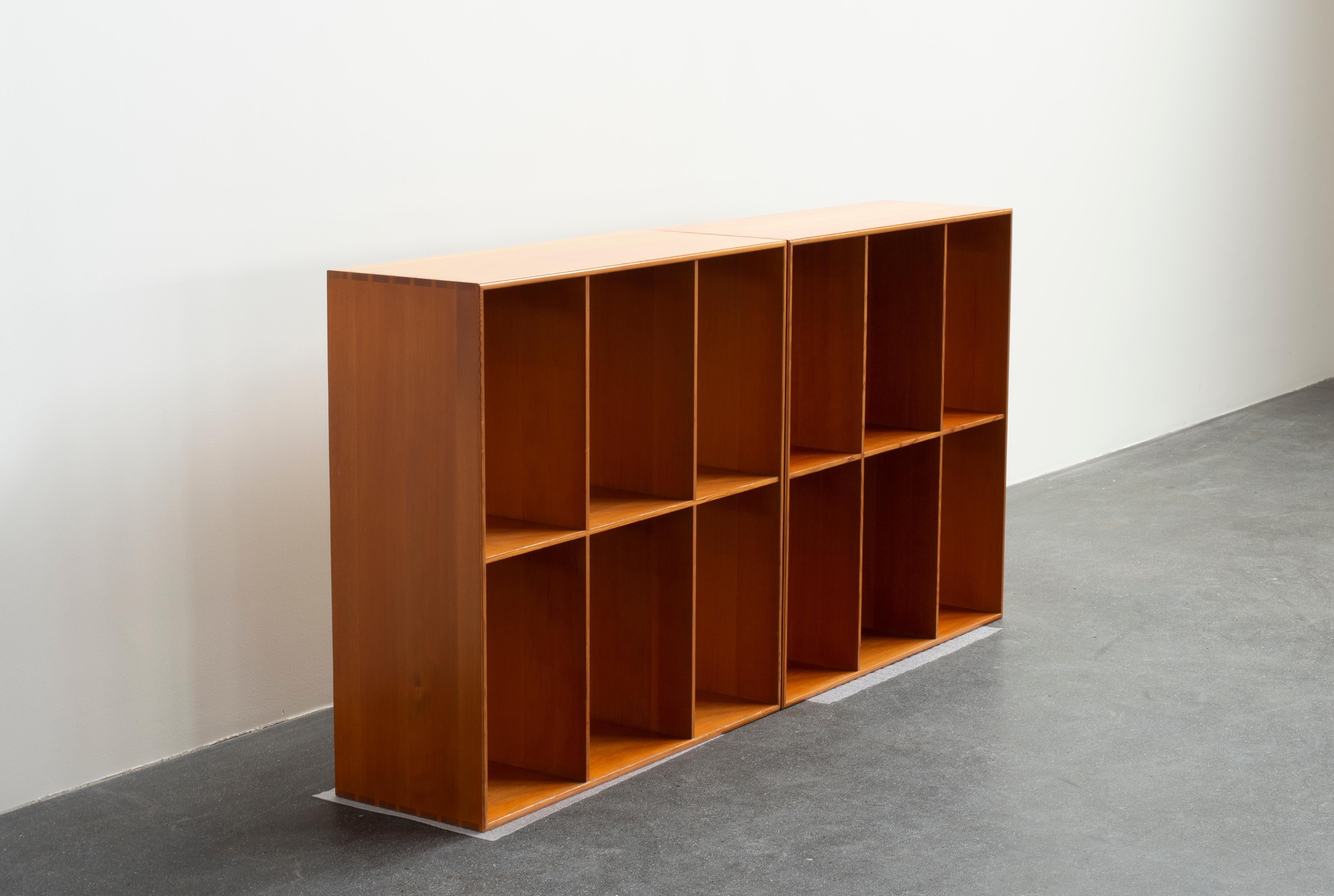 Scandinavian Modern Two Bookcases by Mogens Koch for Rud. Rasmussen