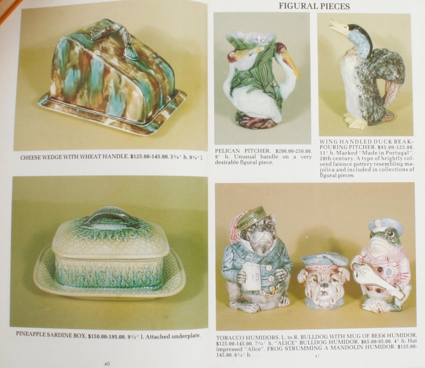 Two Books on Majolica Pottery by Mariann K. Marks In Good Condition In valatie, NY