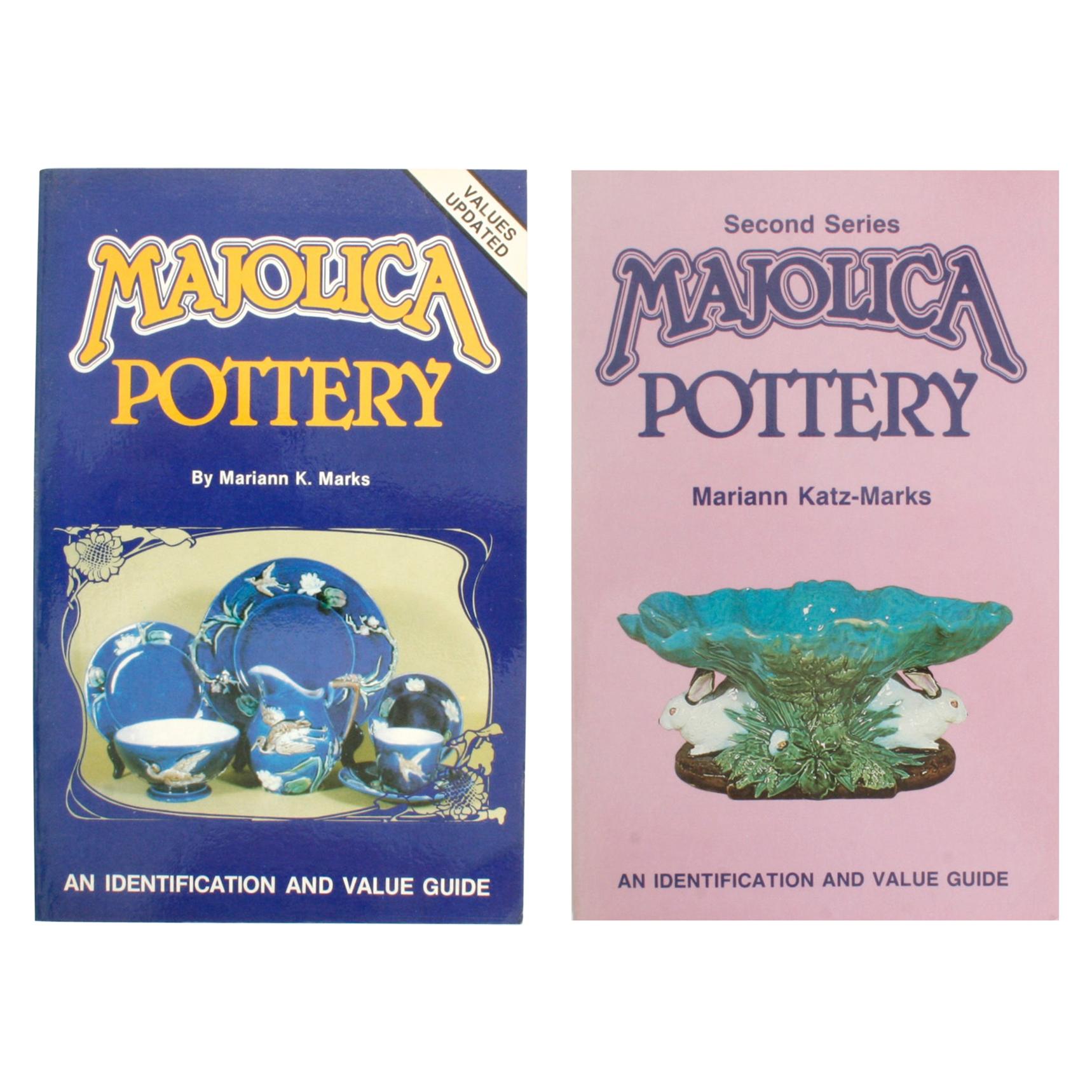 Two Books on Majolica Pottery by Mariann K. Marks