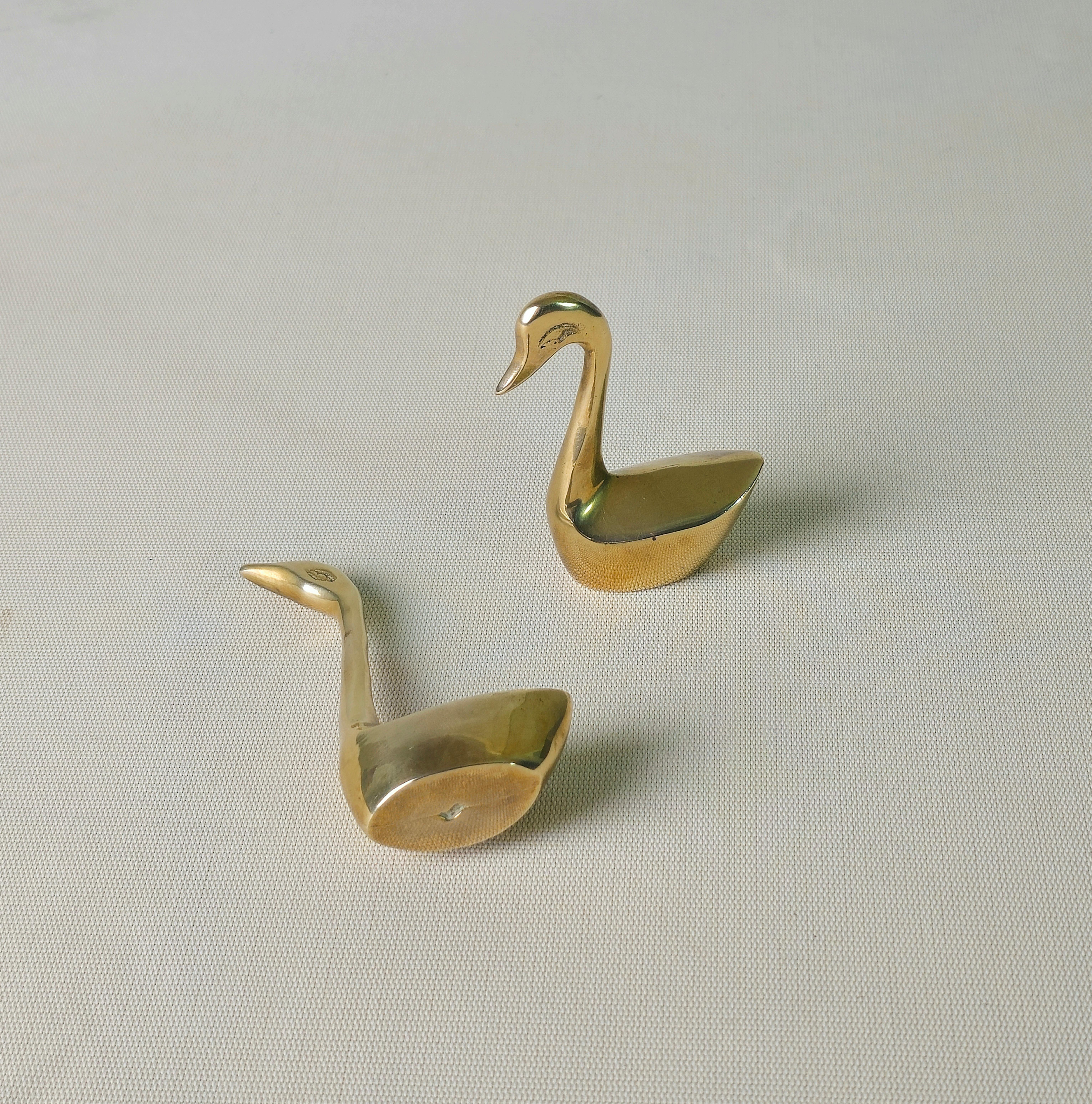 Two Brass Decorative Objects Midcentury Modern Italia 1960/70s For Sale 1