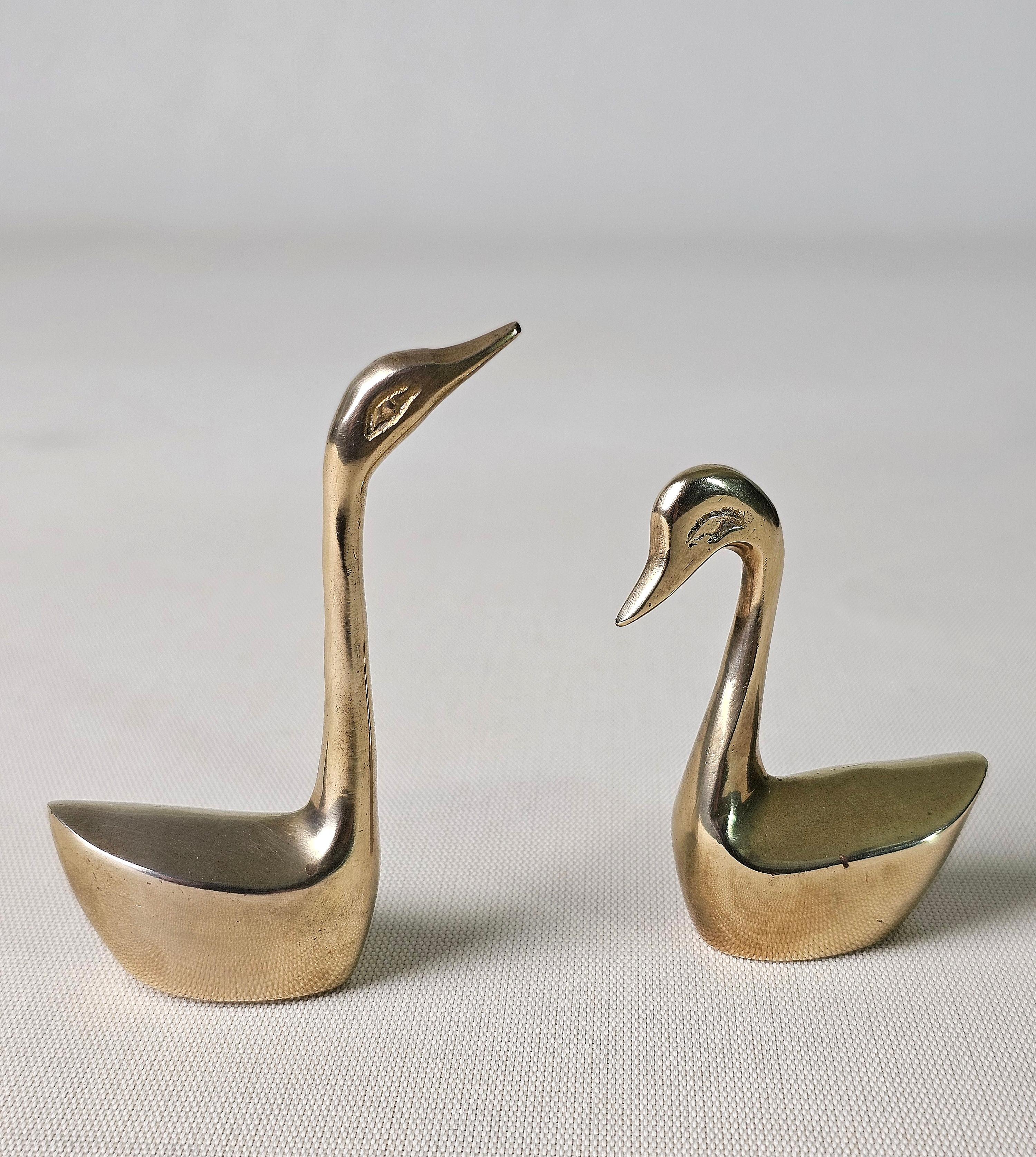 Two Brass Decorative Objects Midcentury Modern Italia 1960/70s For Sale 2