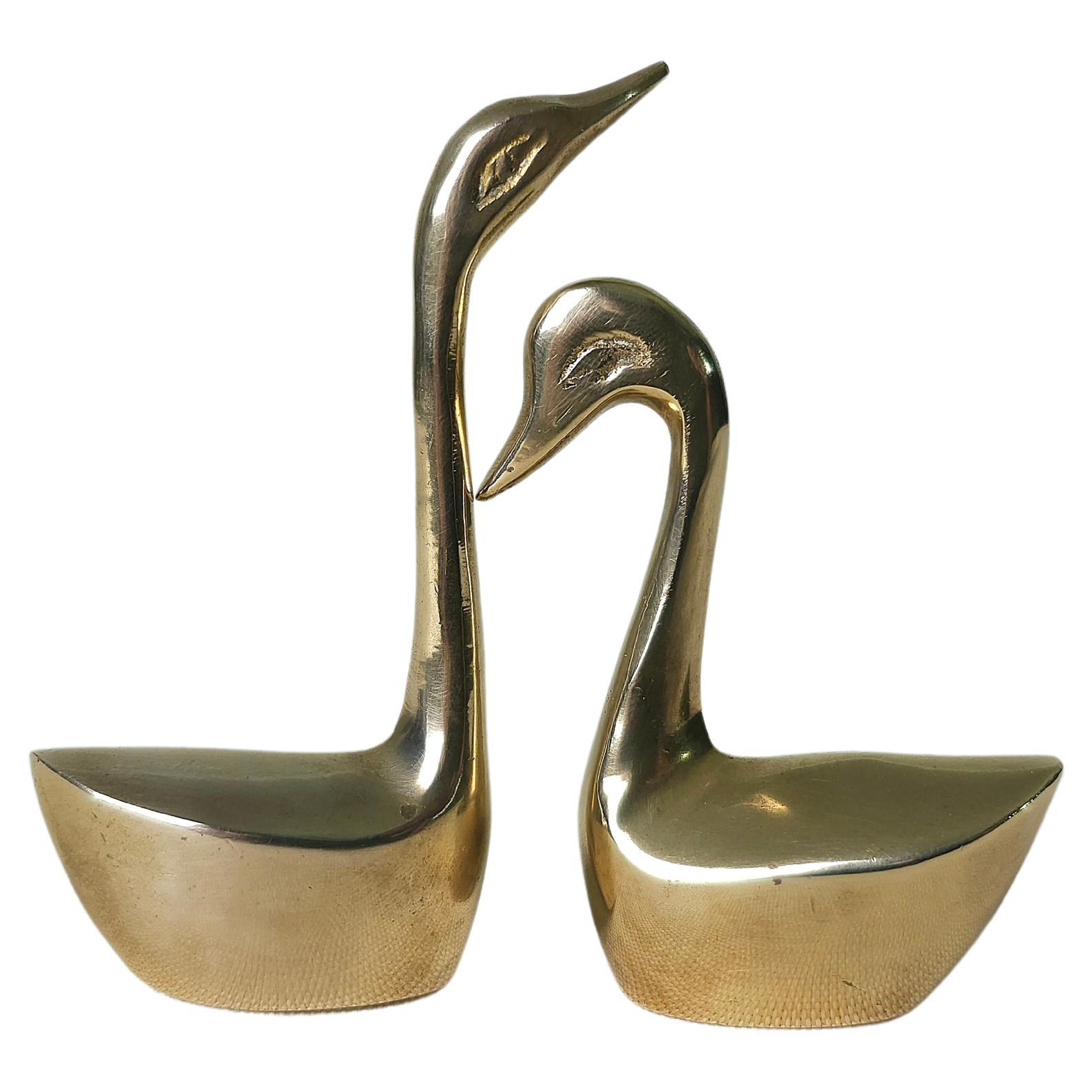 Two Brass Decorative Objects Midcentury Modern Italia 1960/70s For Sale
