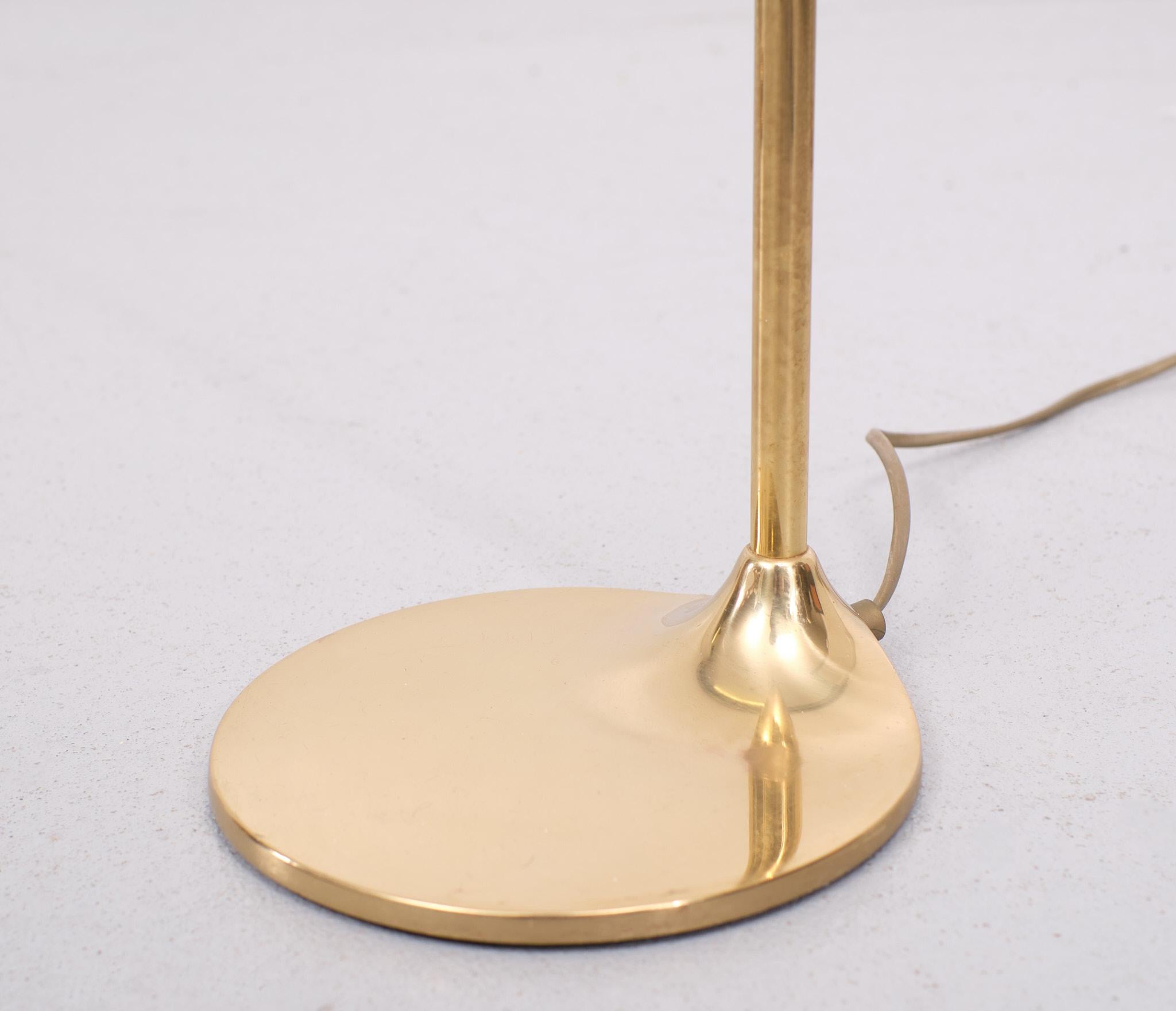 Two Brass  Floor Lamps, Ben Demmers Dutch  1980s 4