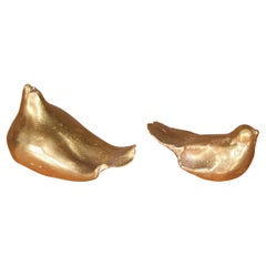 Two Bronze Birds