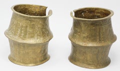 Antique Bronze Anklet by Bakongo, Mongo Tribe, Currency Leg Band, 1900