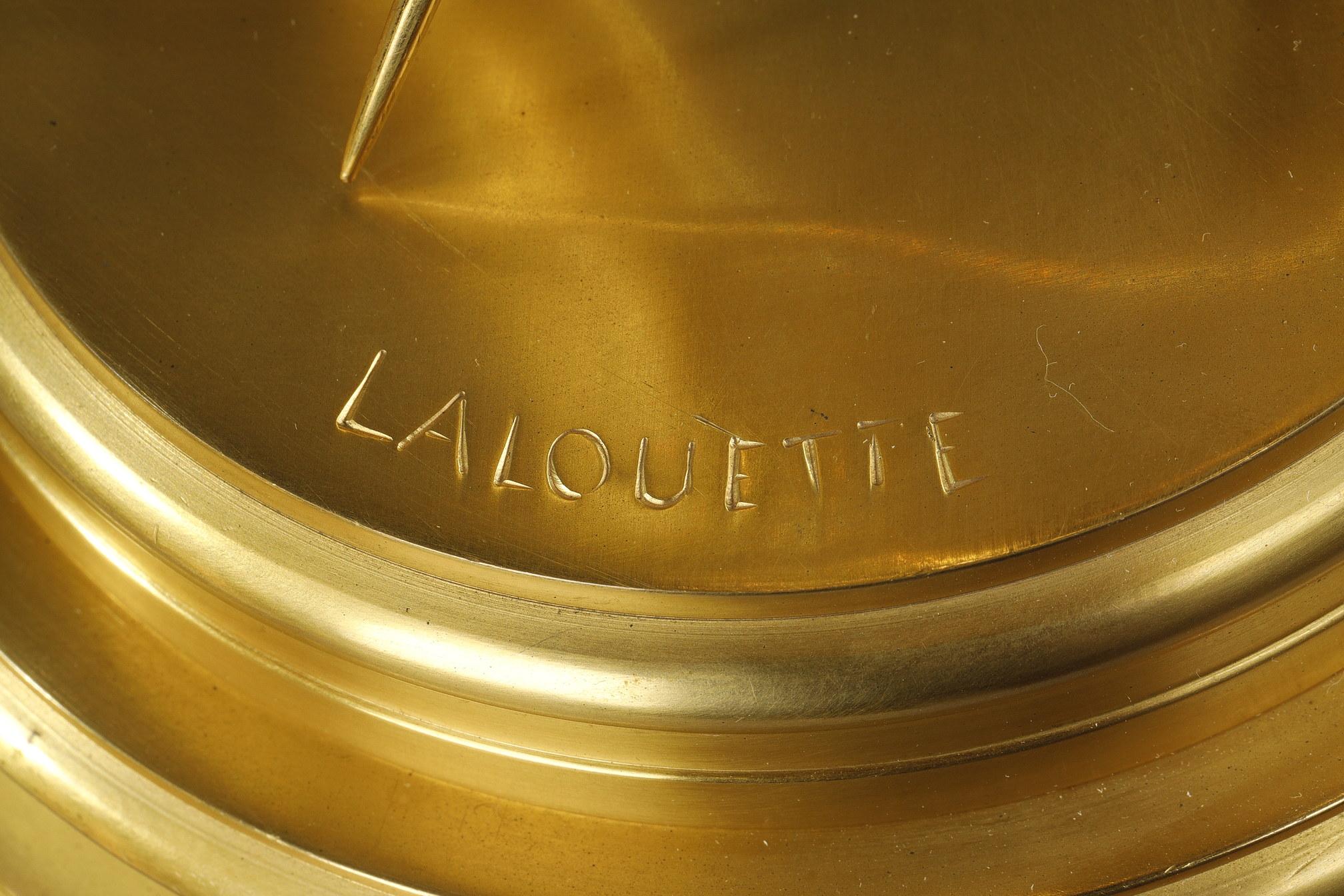 Français Deux sculptures en bronze d'Auguste Louis Lalouette « Les Duellistes » en vente