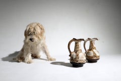 Zwei brutalistische Dümler & Breiden Vasen aus deutscher Keramik, 1960er Jahre