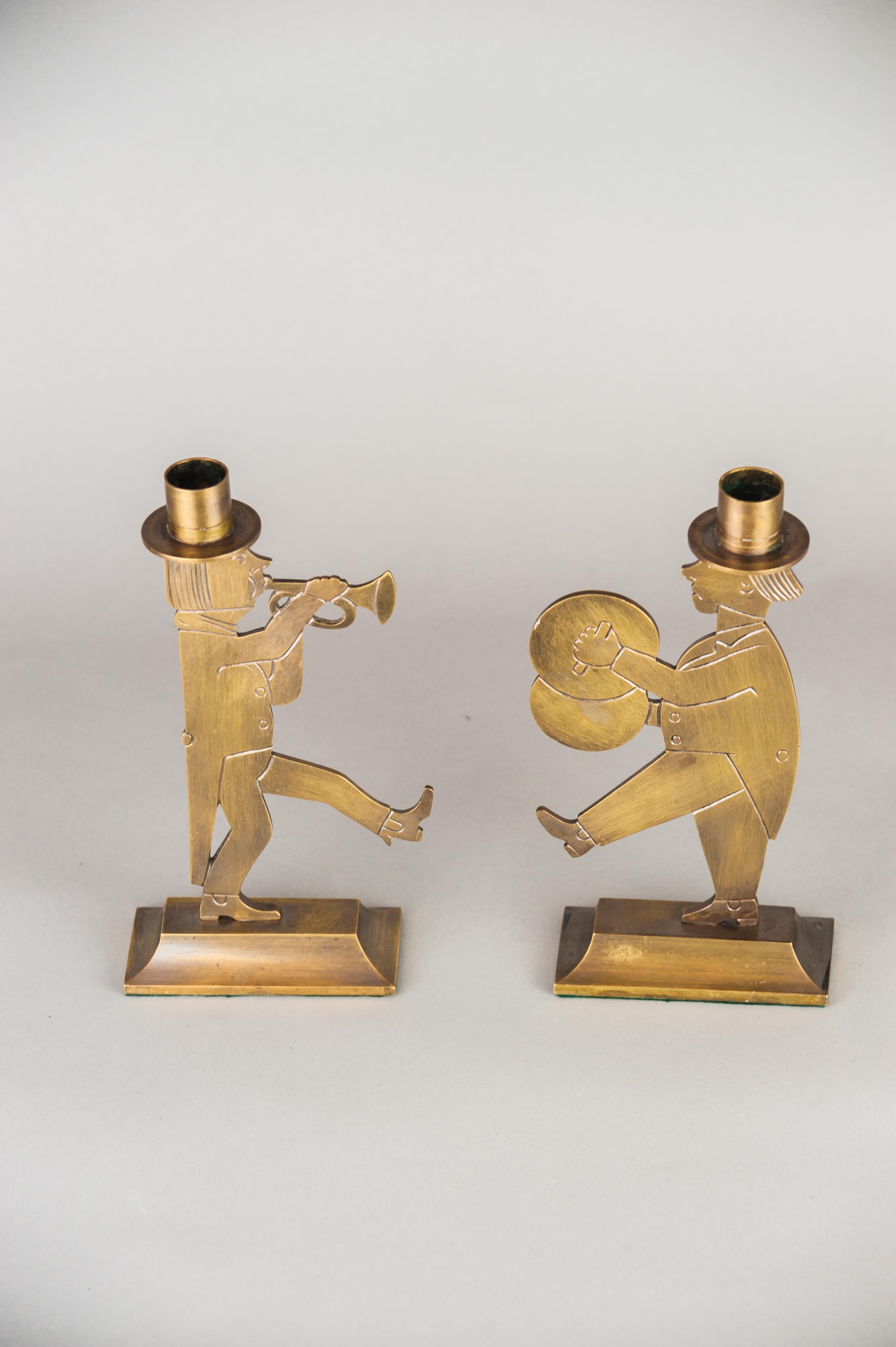Two Candleholder in the Style of Hagenauer, 1960s 3