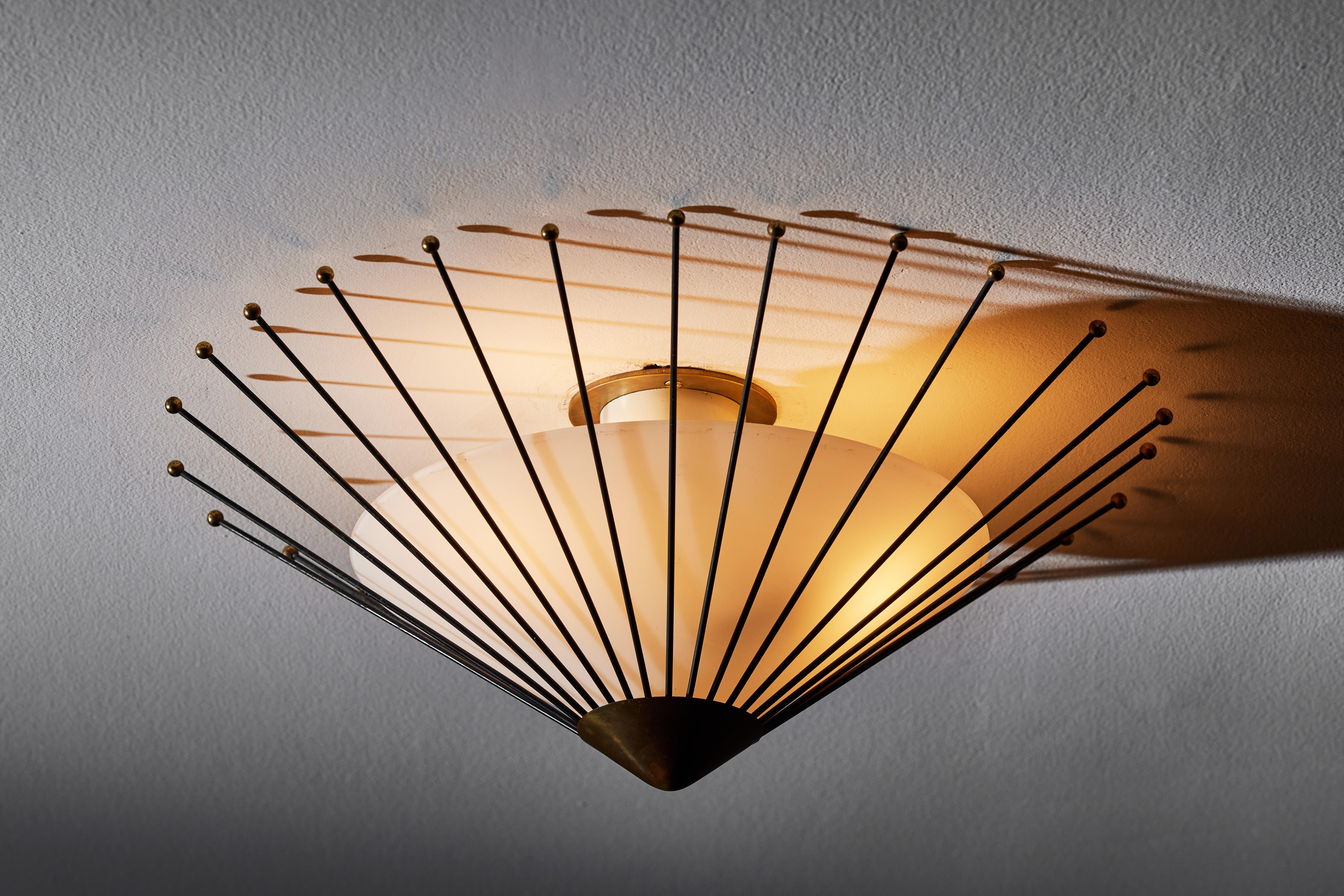 Mid-Century Modern Two Ceiling Lights by Stilux