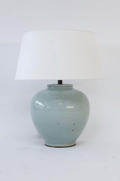 Celadon Vase Table Lamp