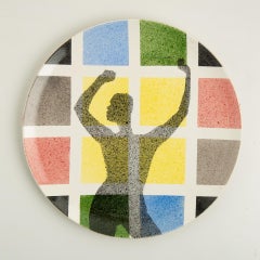 Two Ceramic Plates Inspired by Futurism