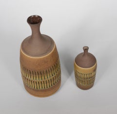 Two Ceramic Vases by Tomas Anagrius Sweden 1960's