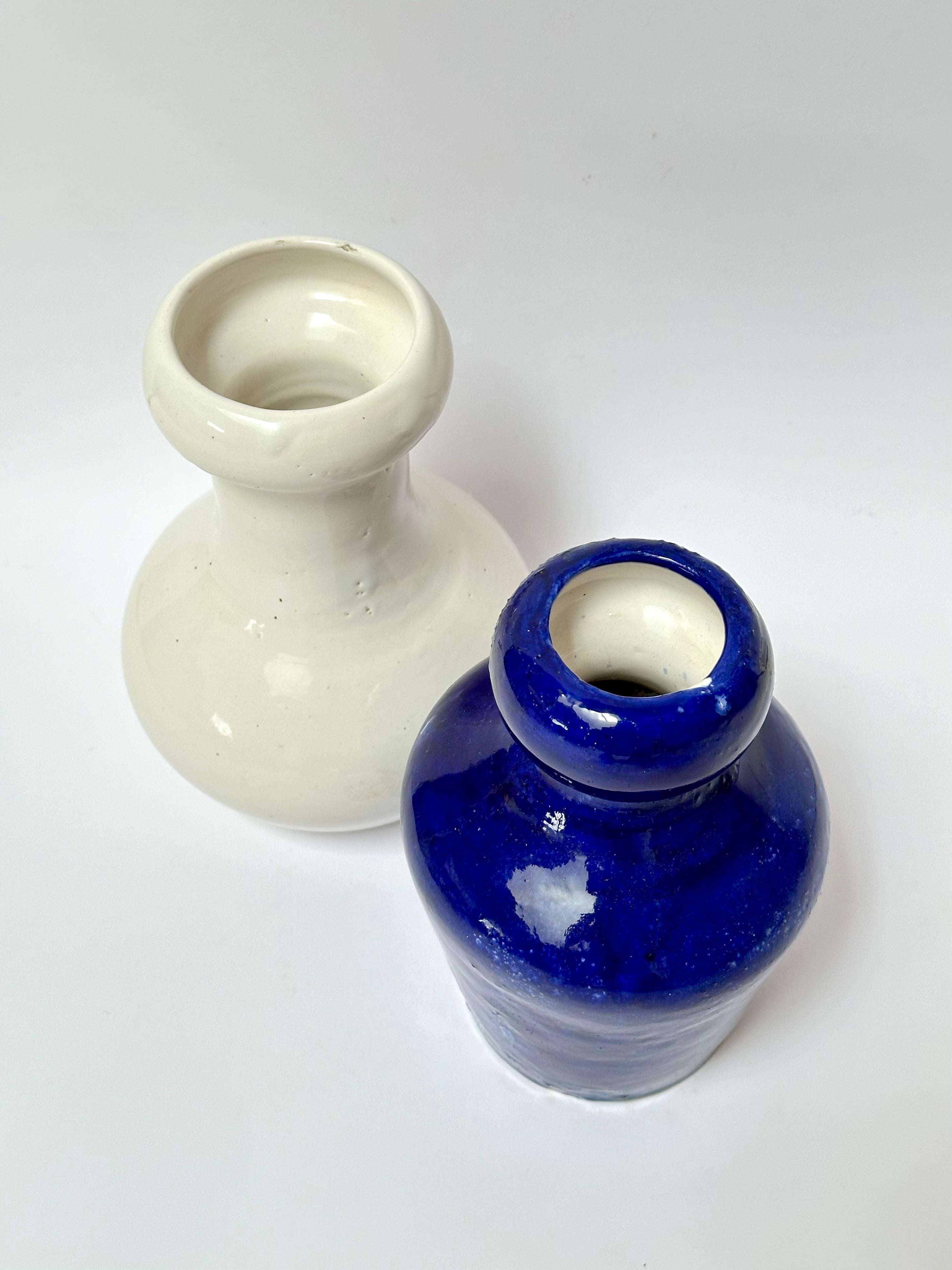 Due vasi in ceramica, Gitte & Finn Hauptmann, Biot 1952 in vendita 2