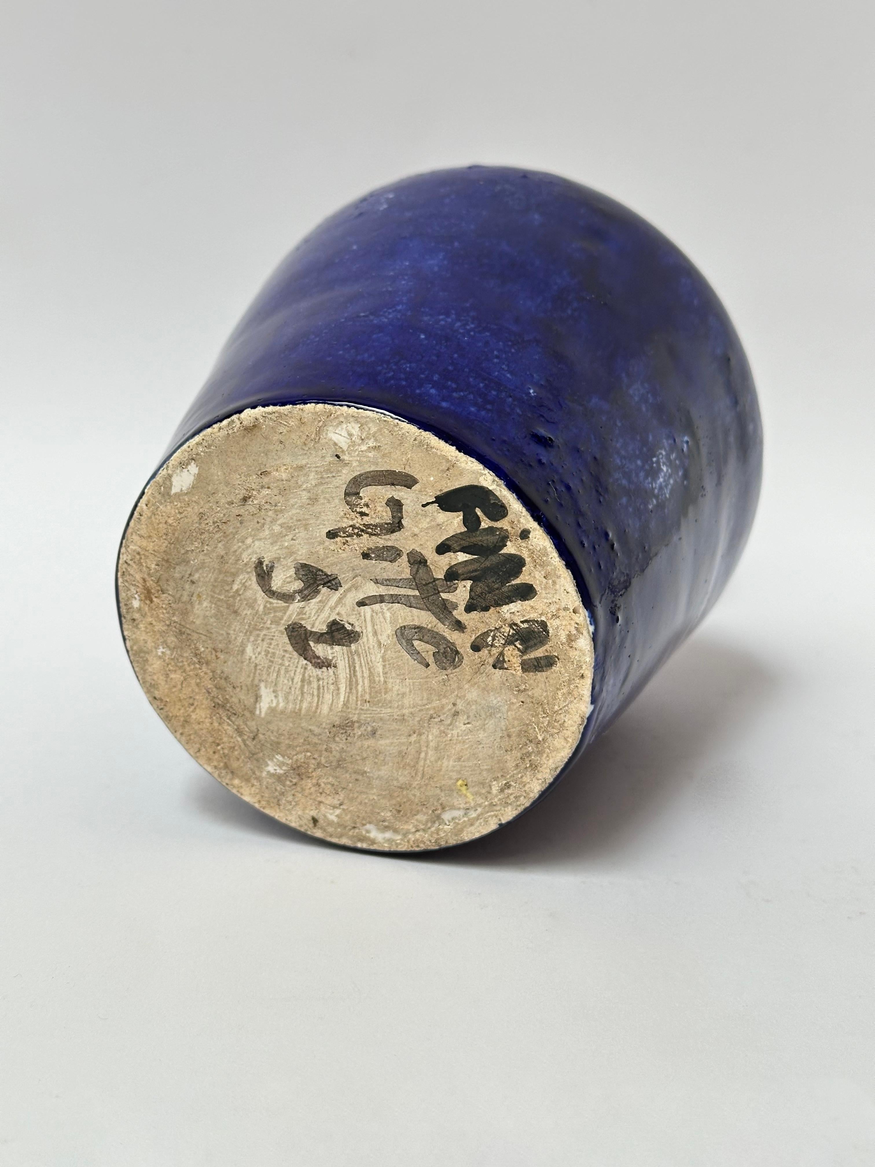 Metà XX secolo Due vasi in ceramica, Gitte & Finn Hauptmann, Biot 1952 in vendita