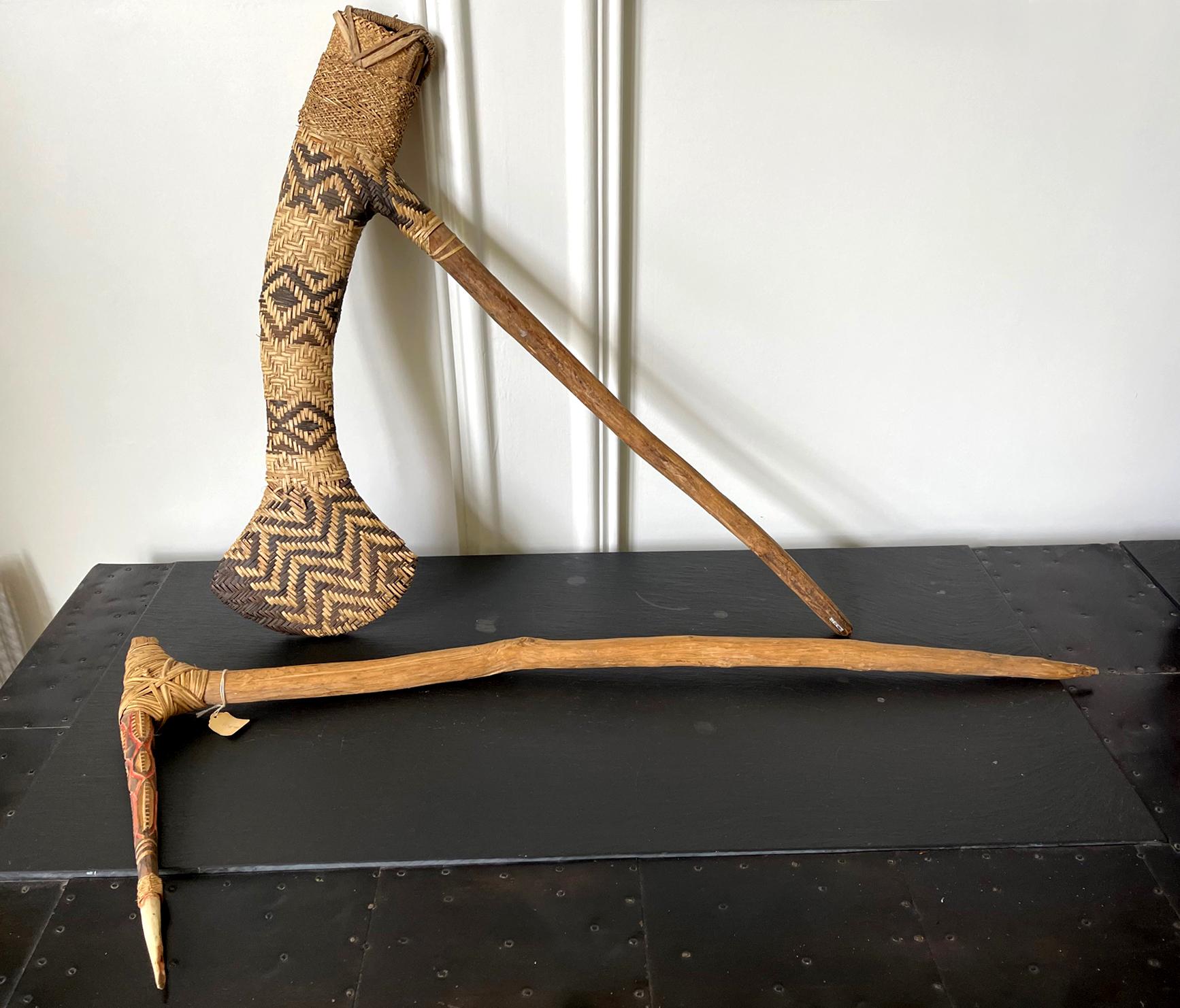 Two Ceremonial Weapon from Highlands of Papua New Guinea Provenance For Sale 5