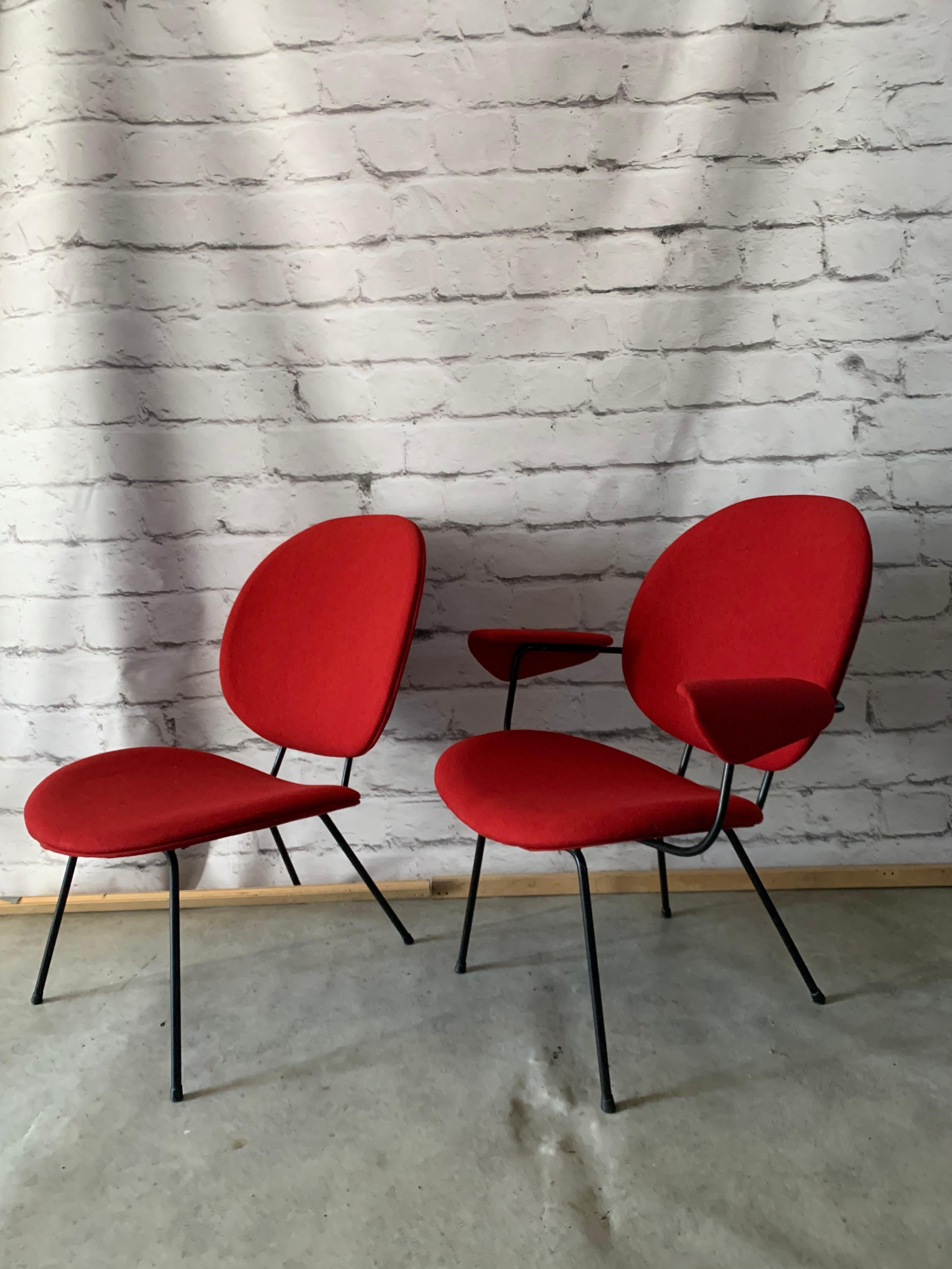 Two Chairs Designed By W.H.Gispen For The Dutch Company Kembo 1