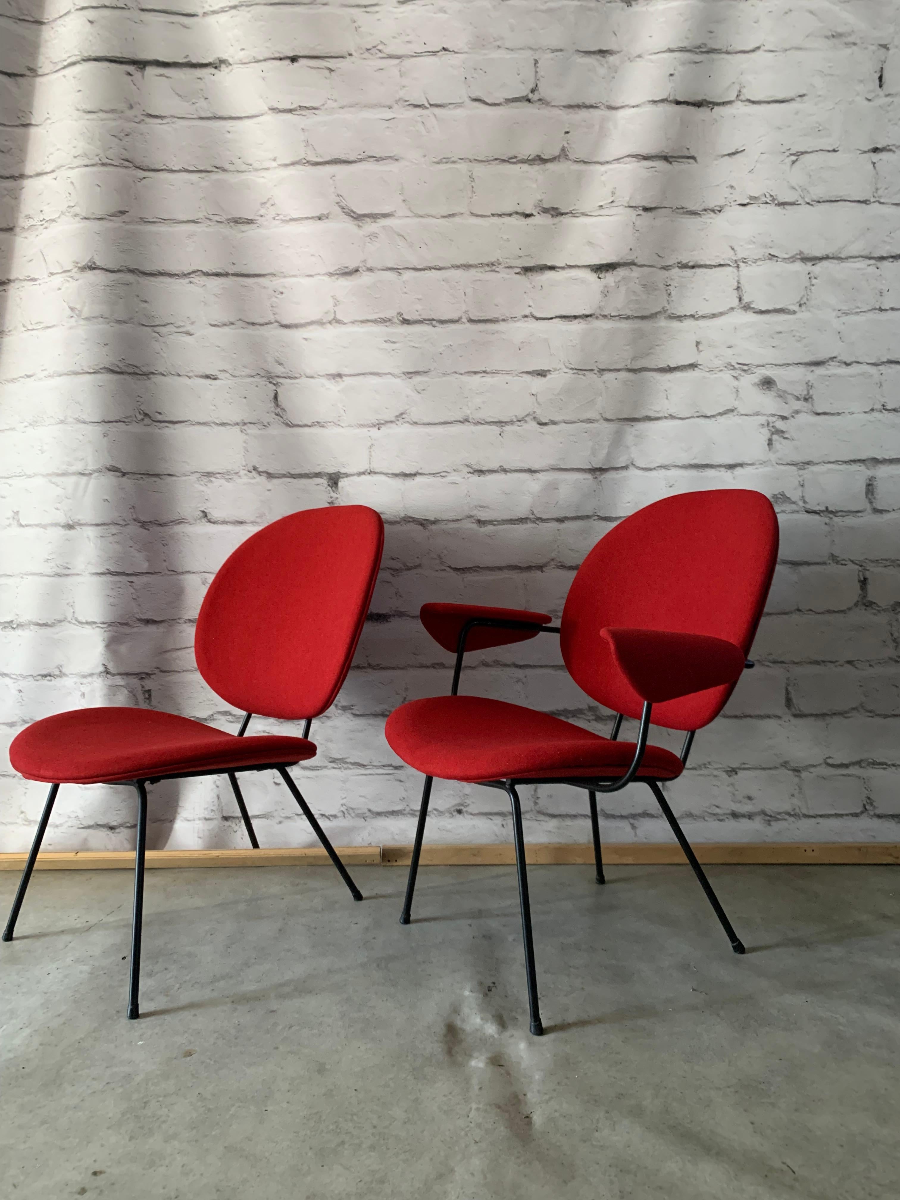 Two Chairs Designed By W.H.Gispen For The Dutch Company Kembo 2