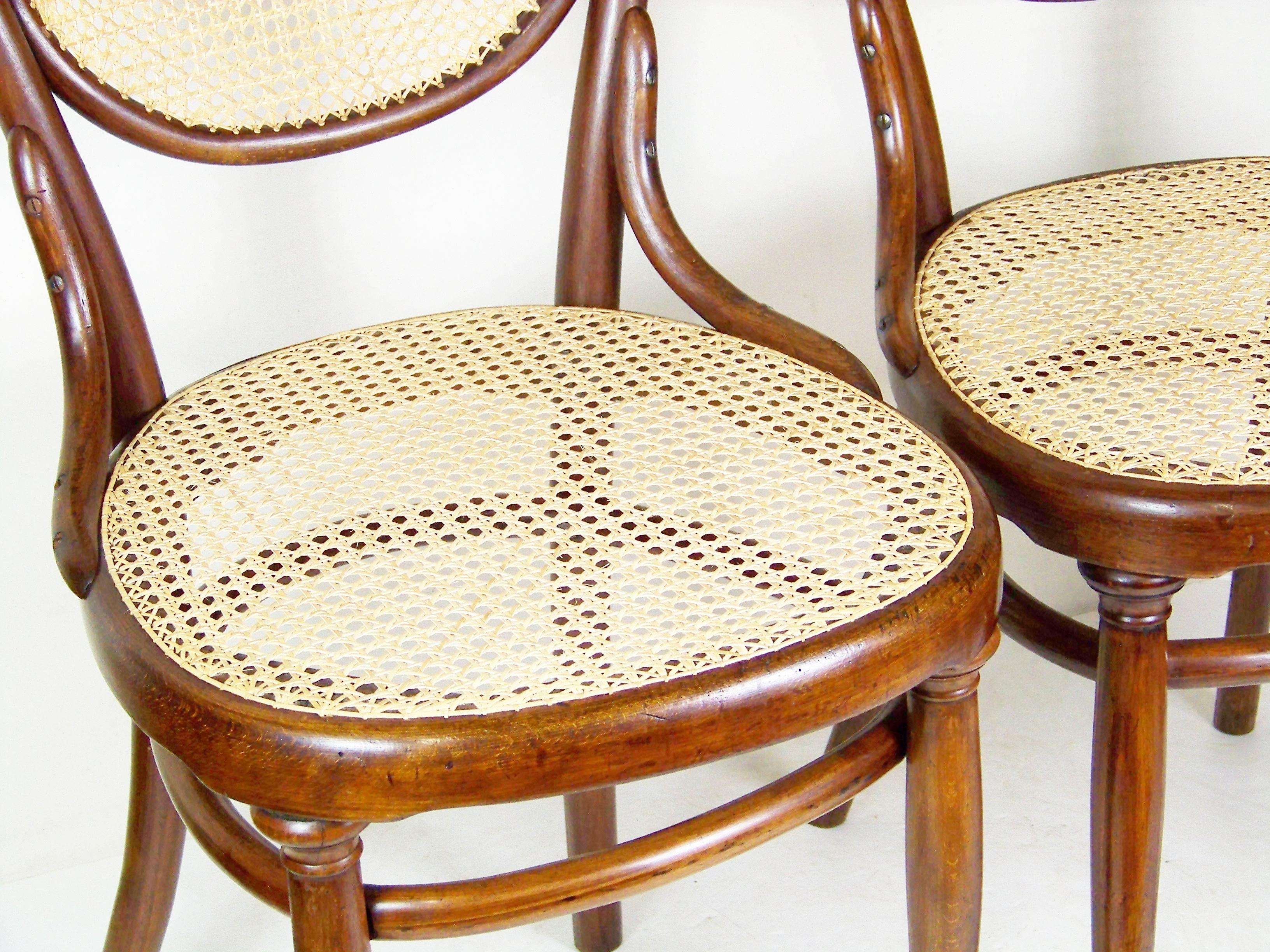 Belle Époque Due sedie Thonet Nr.11, 1870 circa in vendita