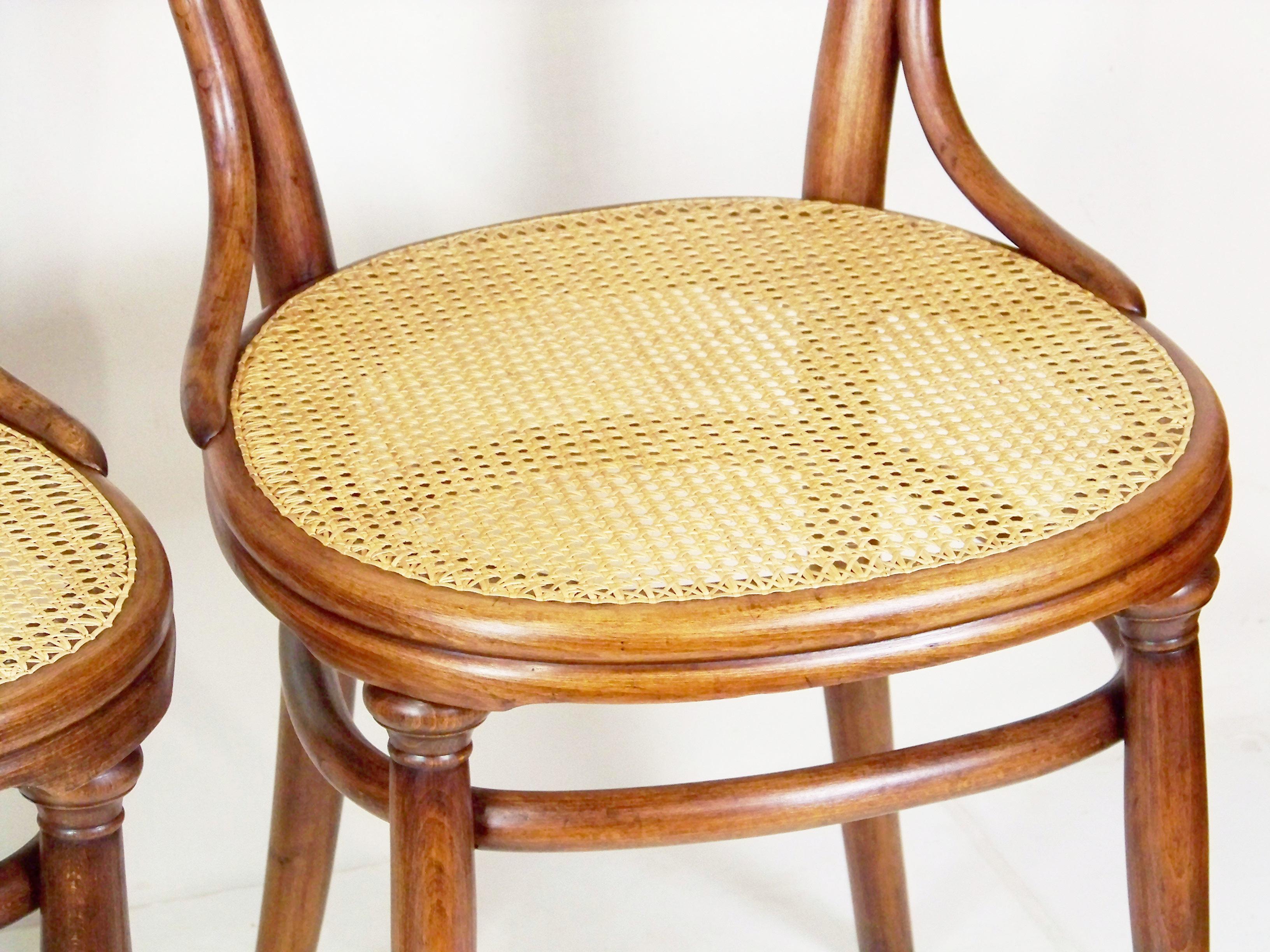 Dos sillas Thonet nº 3, hacia 1870 Austríaco en venta