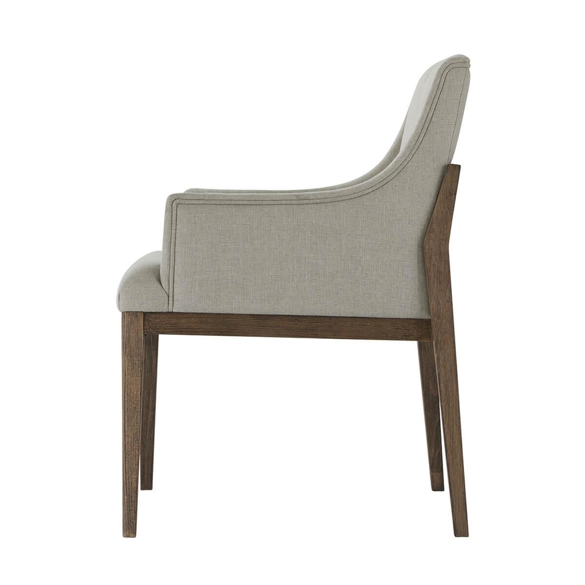 Vietnamese Two Charteris Mid Century Dining Armchair For Sale