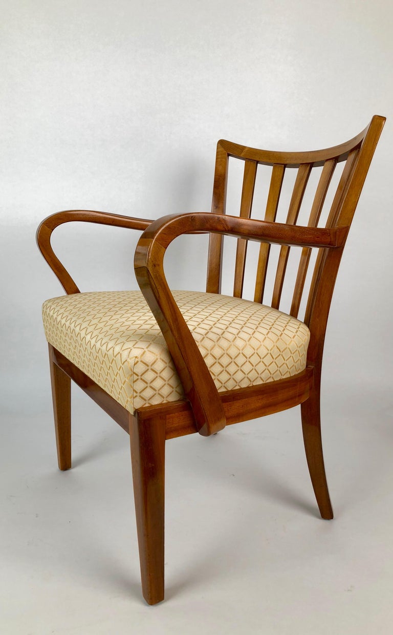 Two Cherry Wood Chairs from 1930s from the Circle of Josef Frank For