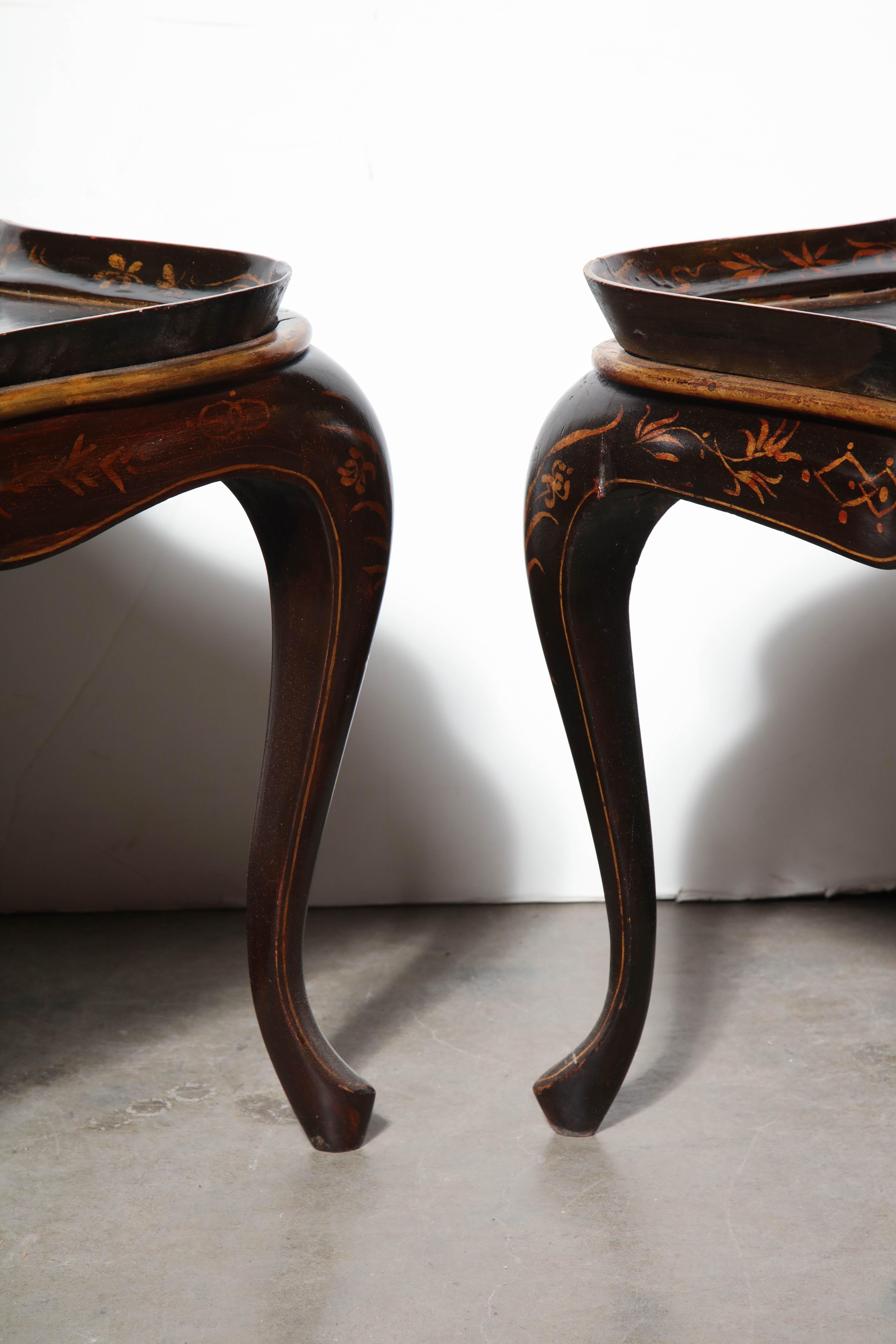 Two Chinese Lacquered Coffee Tables 3