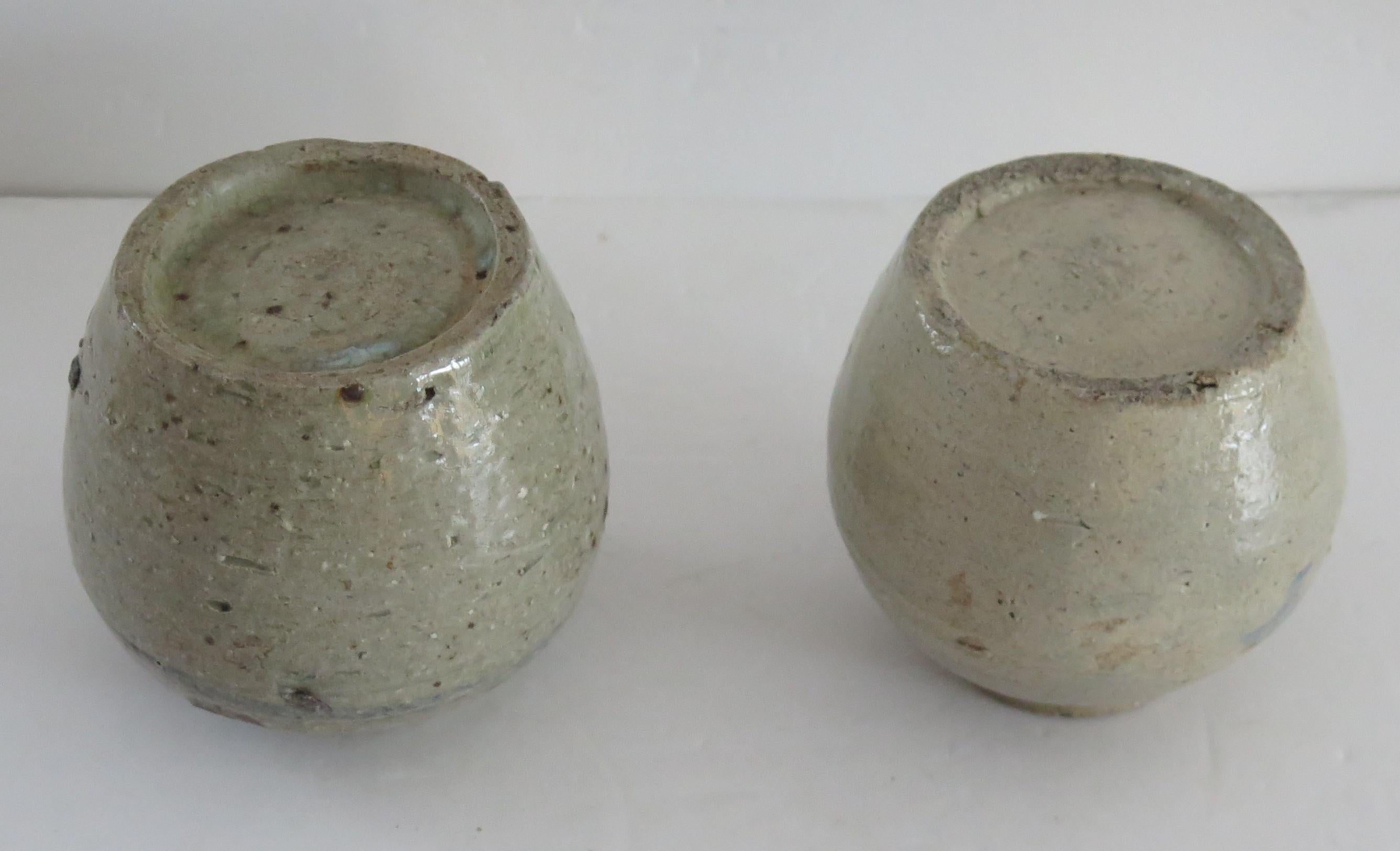 Two Chinese Ming Ceramic Provincial Jars  Celadon Glaze, Early 17th Century 10