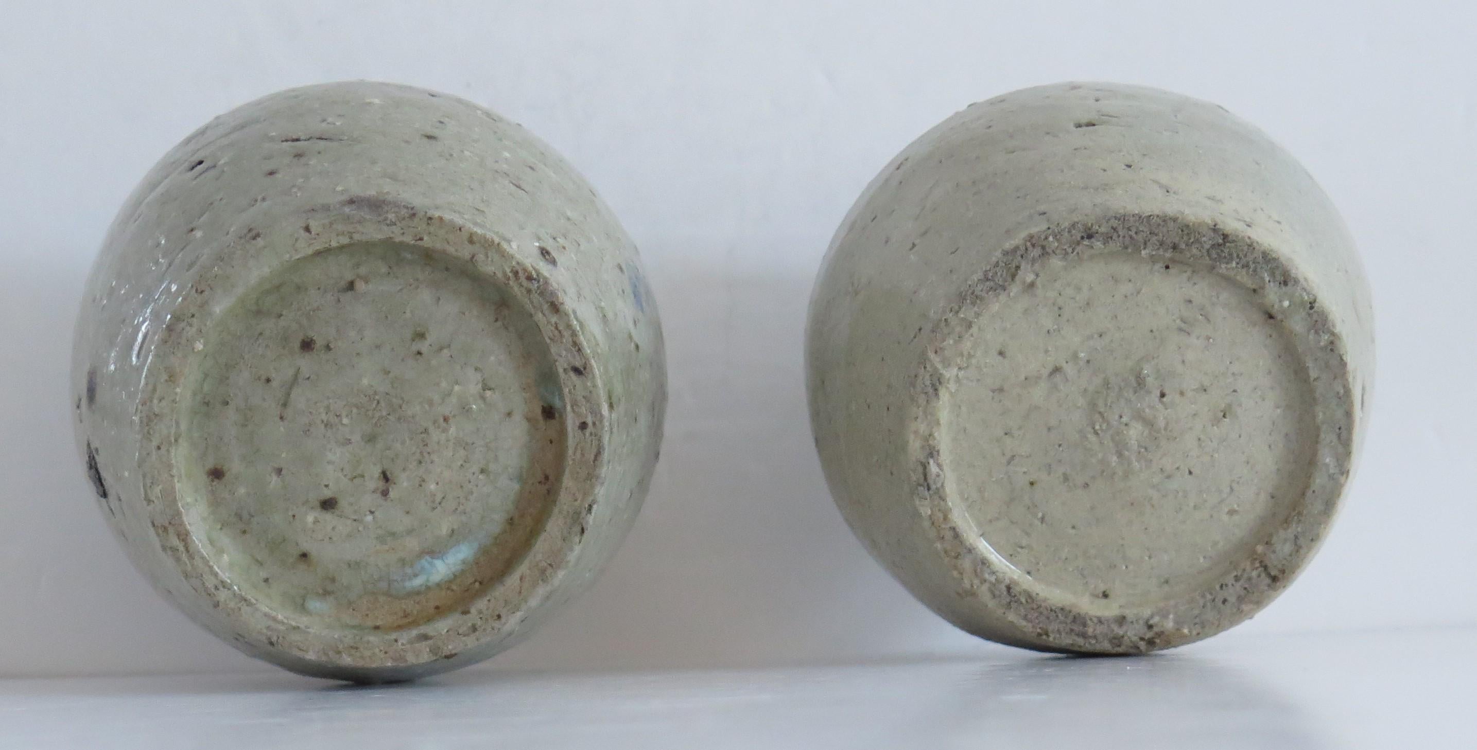 Two Chinese Ming Ceramic Provincial Jars  Celadon Glaze, Early 17th Century 11