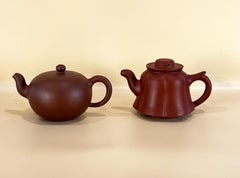 Two Chinese Yixing Clay Teapots