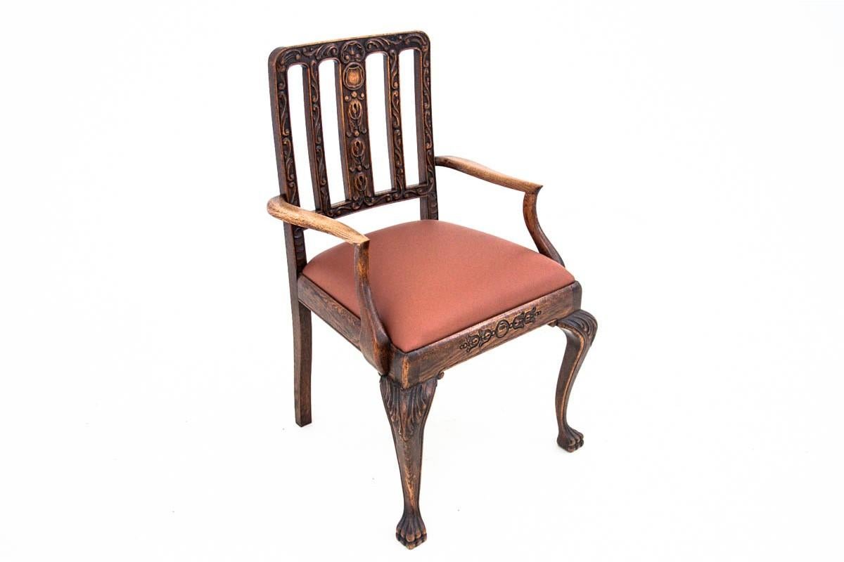 Deux fauteuils de style Chippendale, datant d'environ 1900 en vente 3