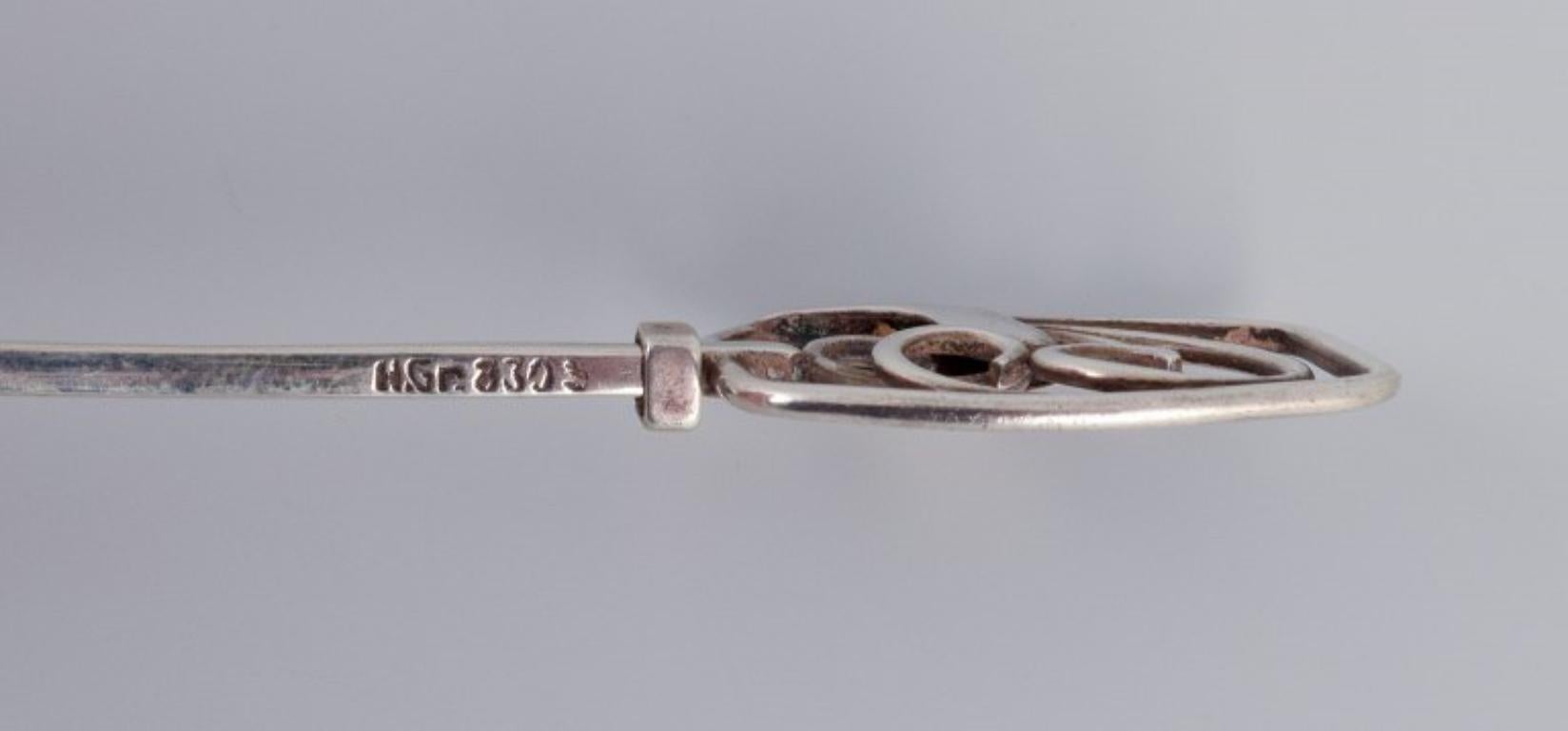 Deux porte-cigarettes de Bernhard Hertz et Hugo Grün, Danemark Environ, années 1920 Excellent état - En vente à Copenhagen, DK