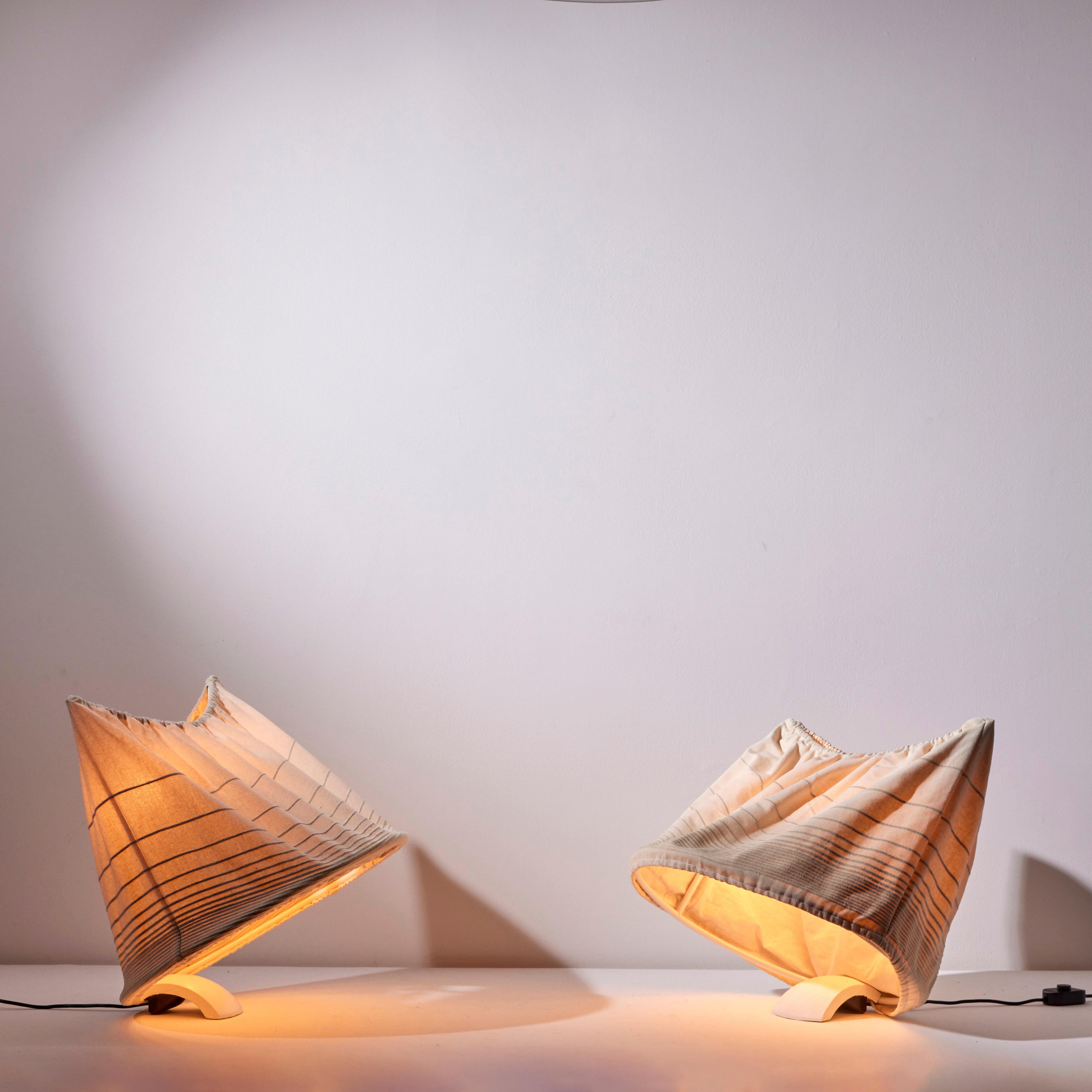 Mid-Century Modern Paire de lampes de table de style Circo de Mario Bellini pour Artemide en vente