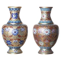 Two Cloisonne vases