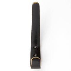 Two Coat Wall Hooks Brass by Hertha Baller, Carl Auböck Style, Austrian, 1950s