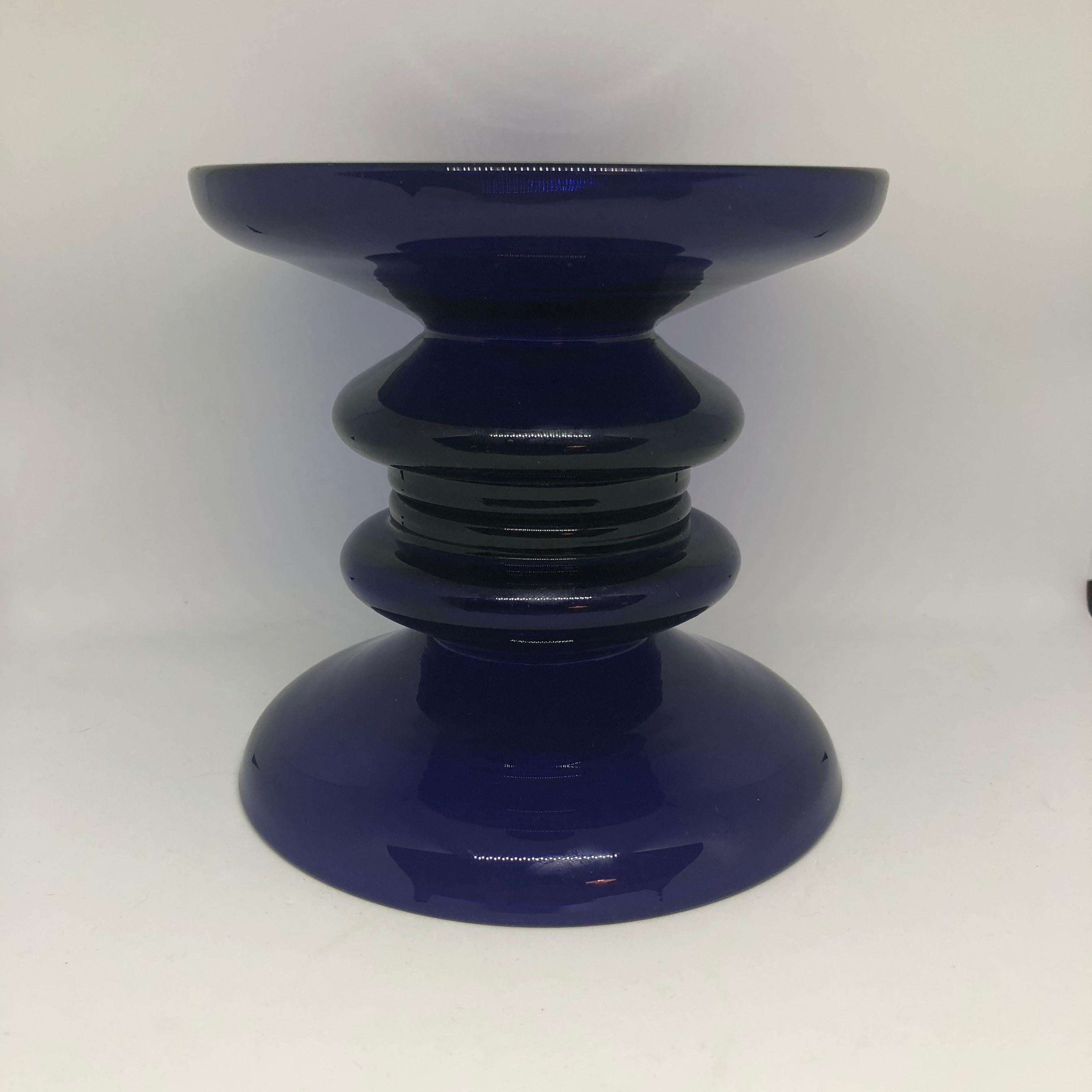 Two Swedish Cobalt Blue Candy Bowls, 19th Century For Sale 7