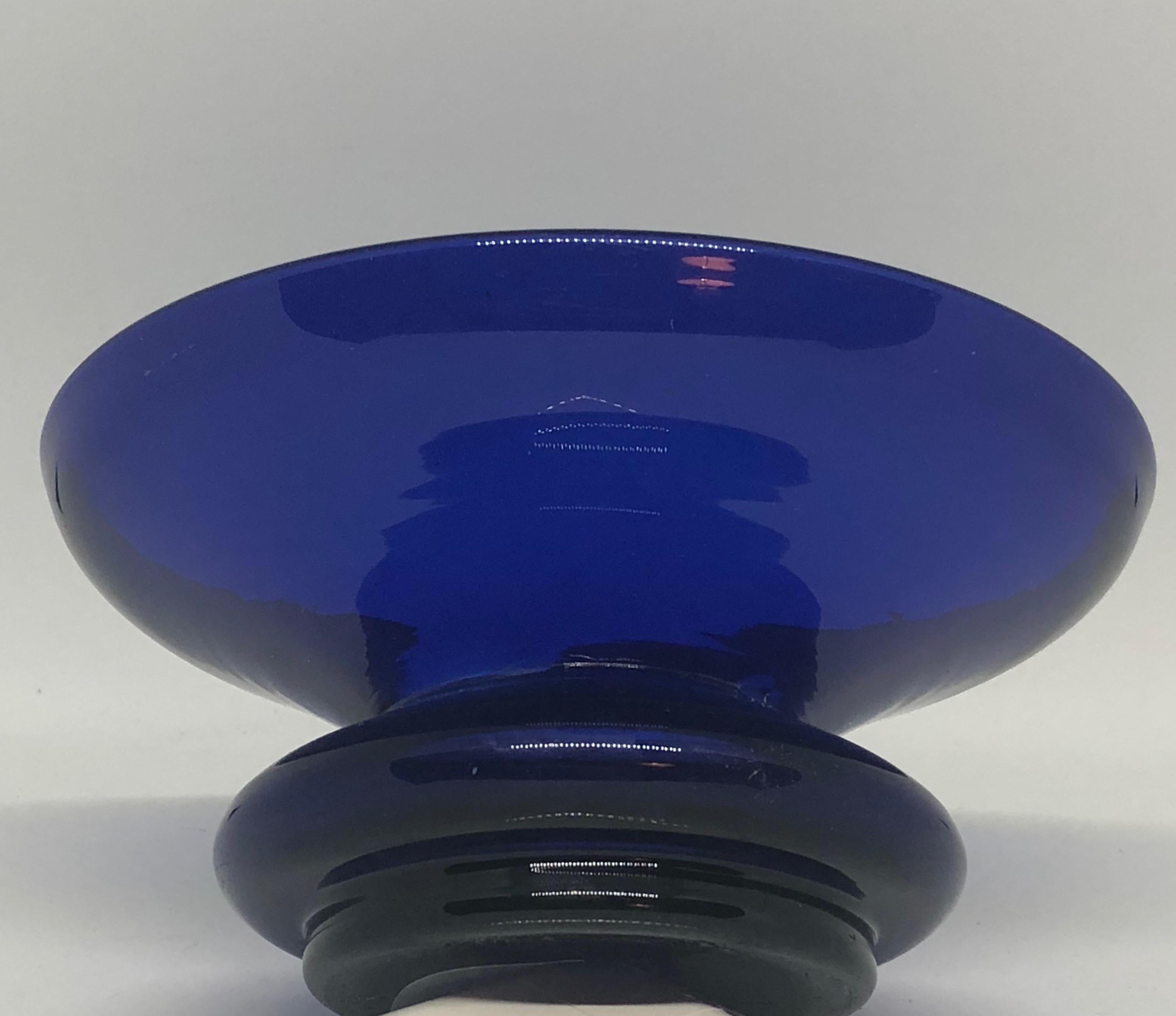 cobalt blue glass dishes