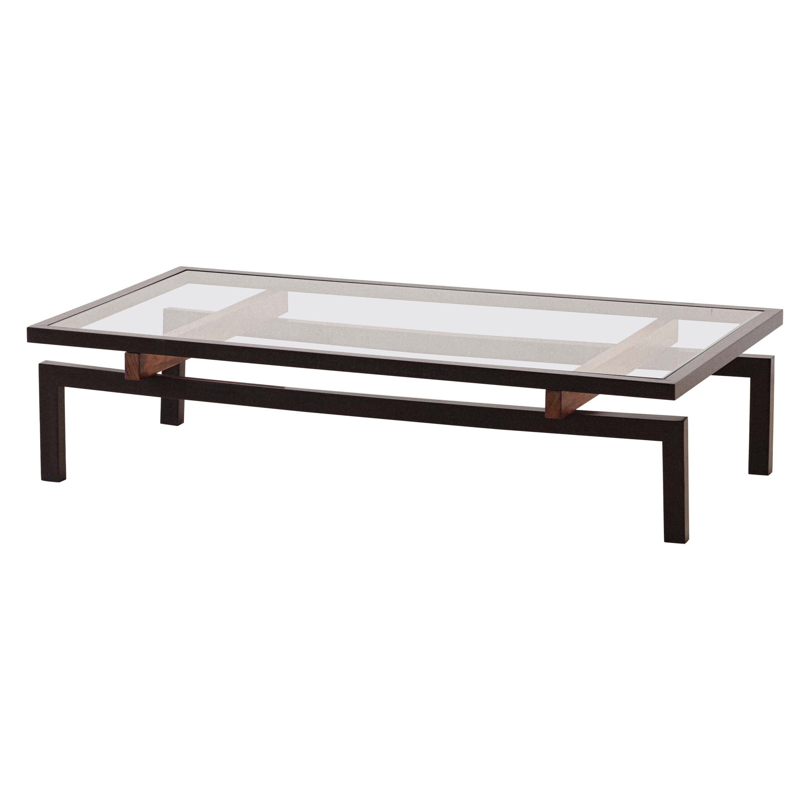 Table basse « Two Colors » de Branco & Preto, brésilien du milieu du siècle, vers 1950