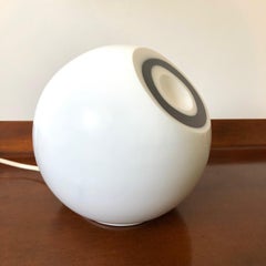 Two Colors Italian Table Lamp in Murano Glass 1970s
