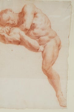 Due disegni di sangua francese, circa 1800