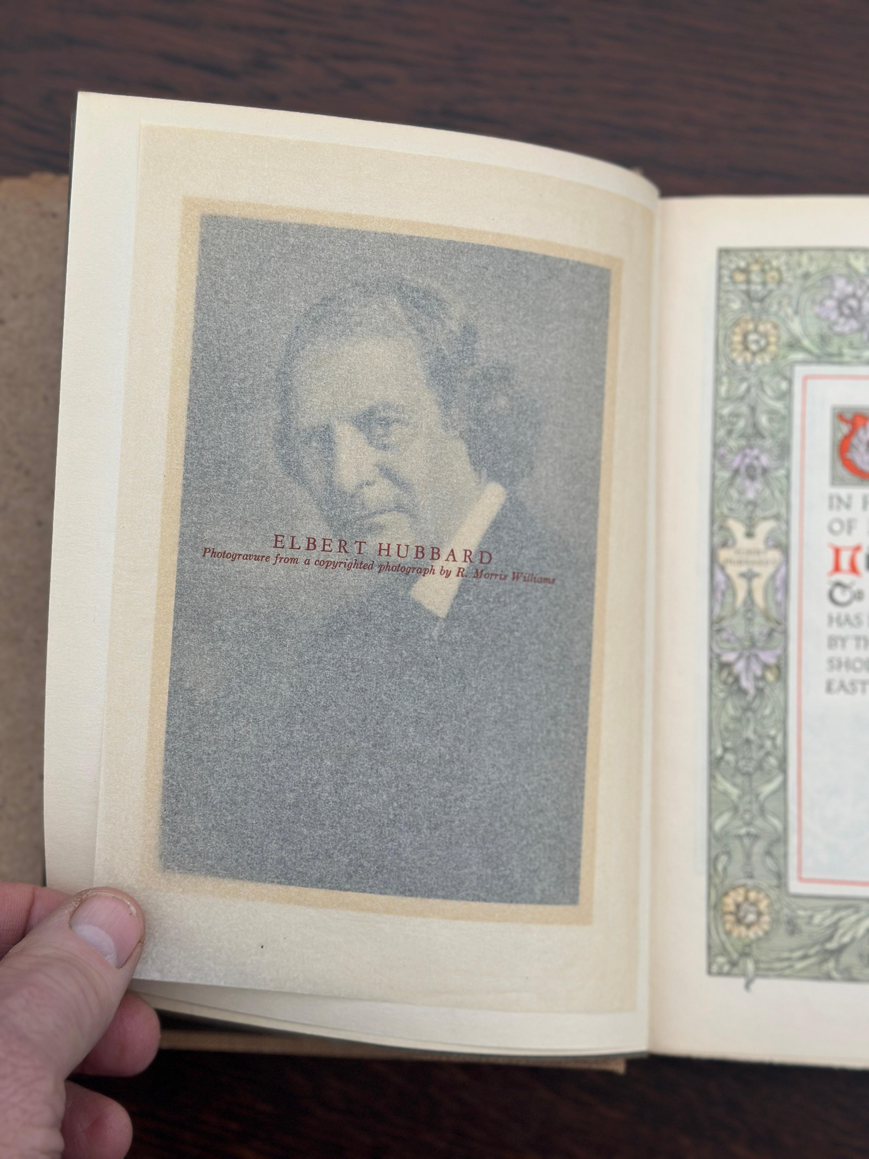 American Two Complete Sets of Elbert Hubbert 1st Edition Books with ROYCROFT BOOKSTAND For Sale